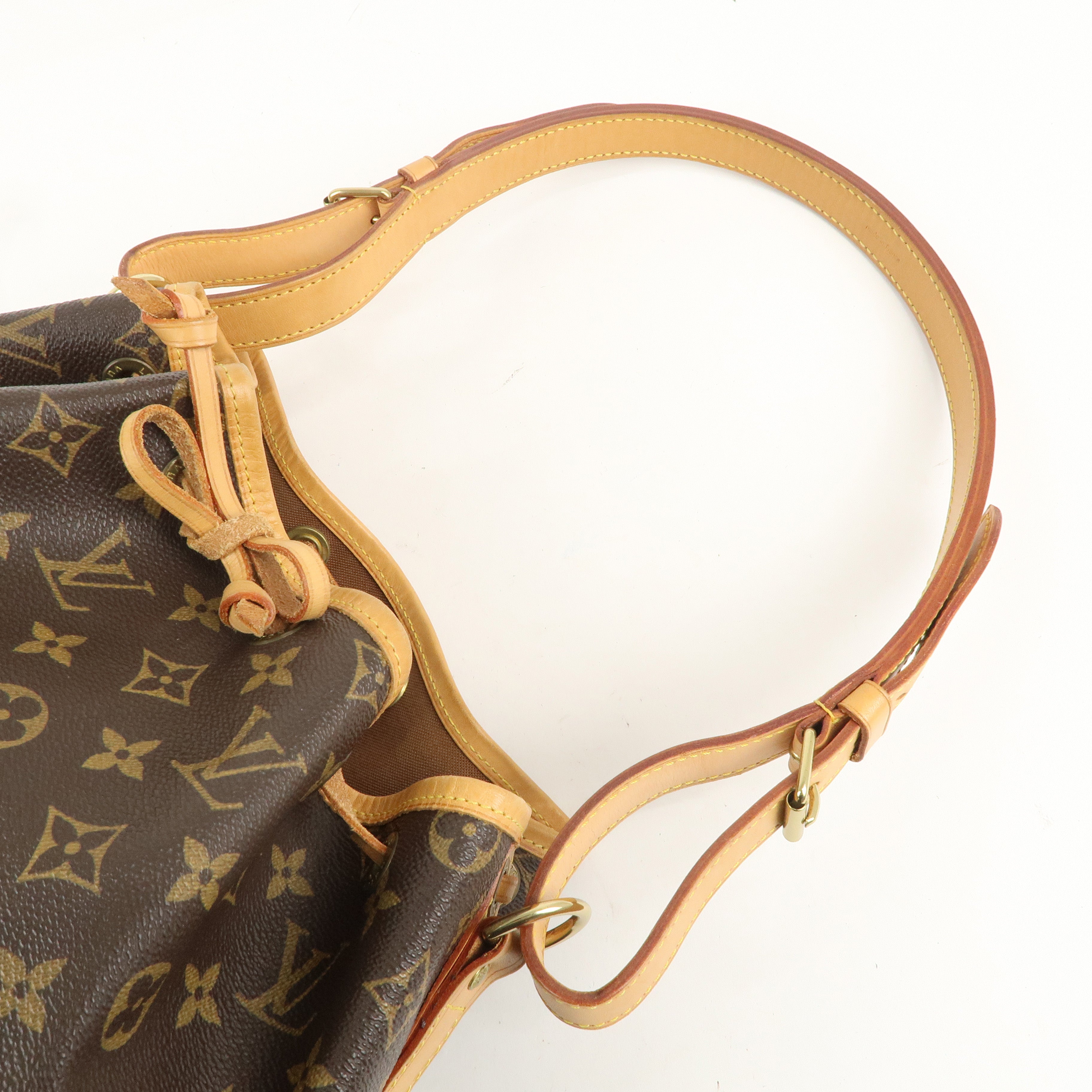 Louis Vuitton Monogram Noe Shoulder Bag Hand Bag Brown M42224