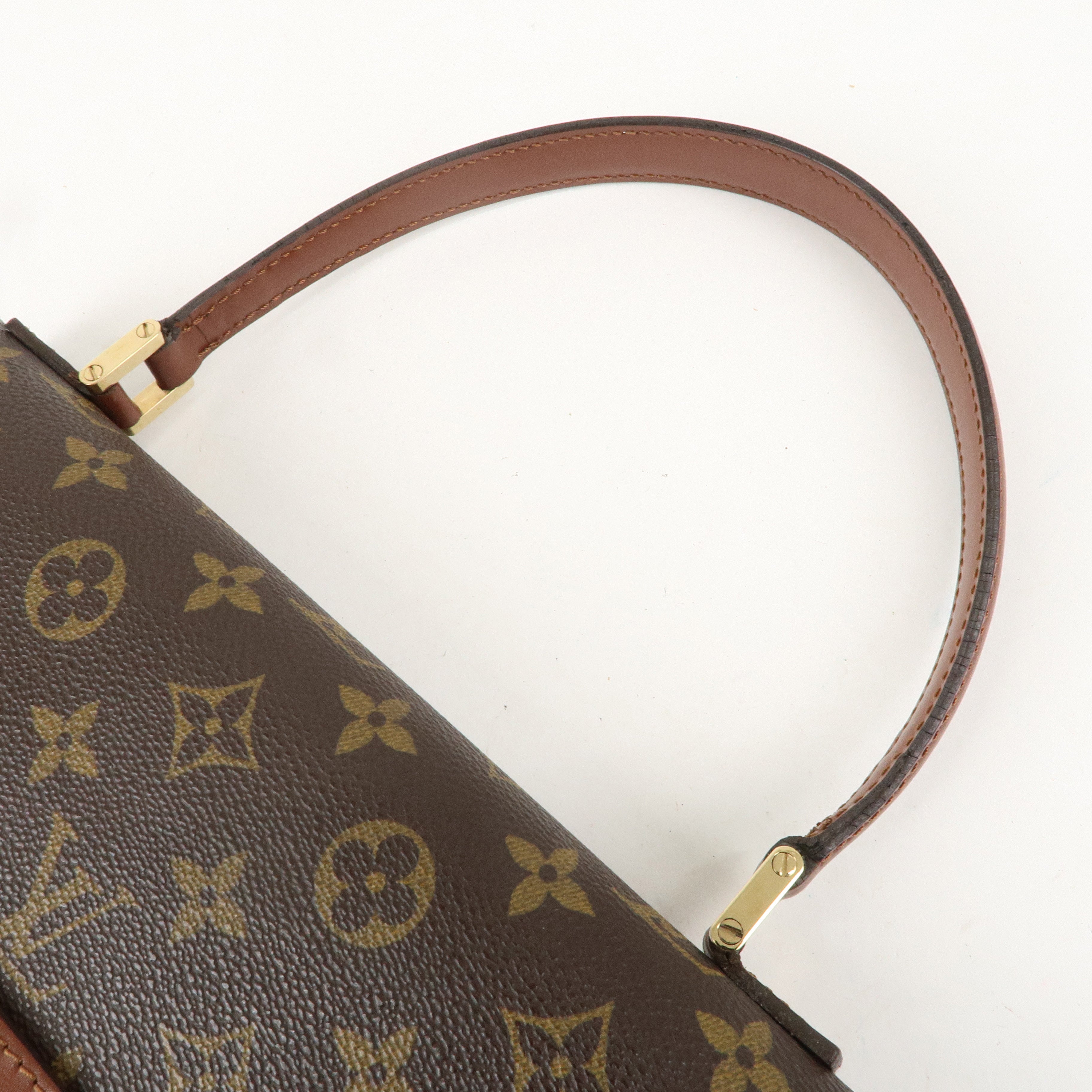 Louis Vuitton Monogram Concorde Hand Bag Brown M51190