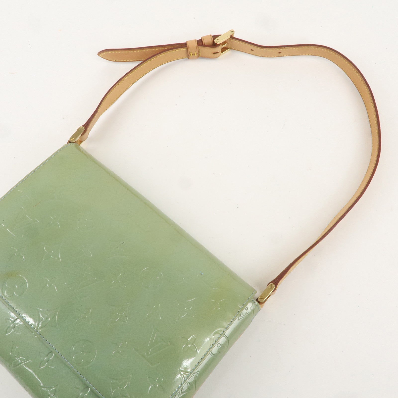 Louis Vuitton Vernis Thompson Street Shoulder Bag Green M91008
Used F/S