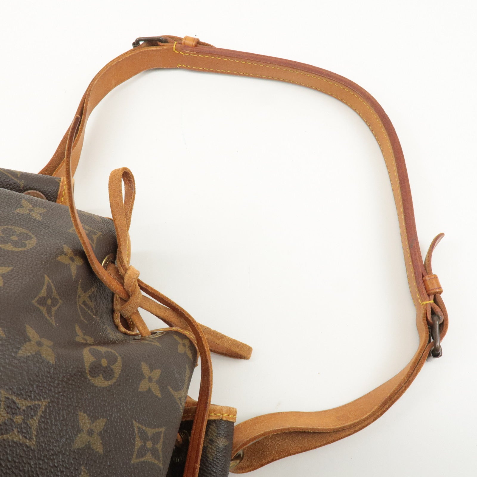 Louis Vuitton Monogram Petit Noe Shoulder Bag Brown M42226