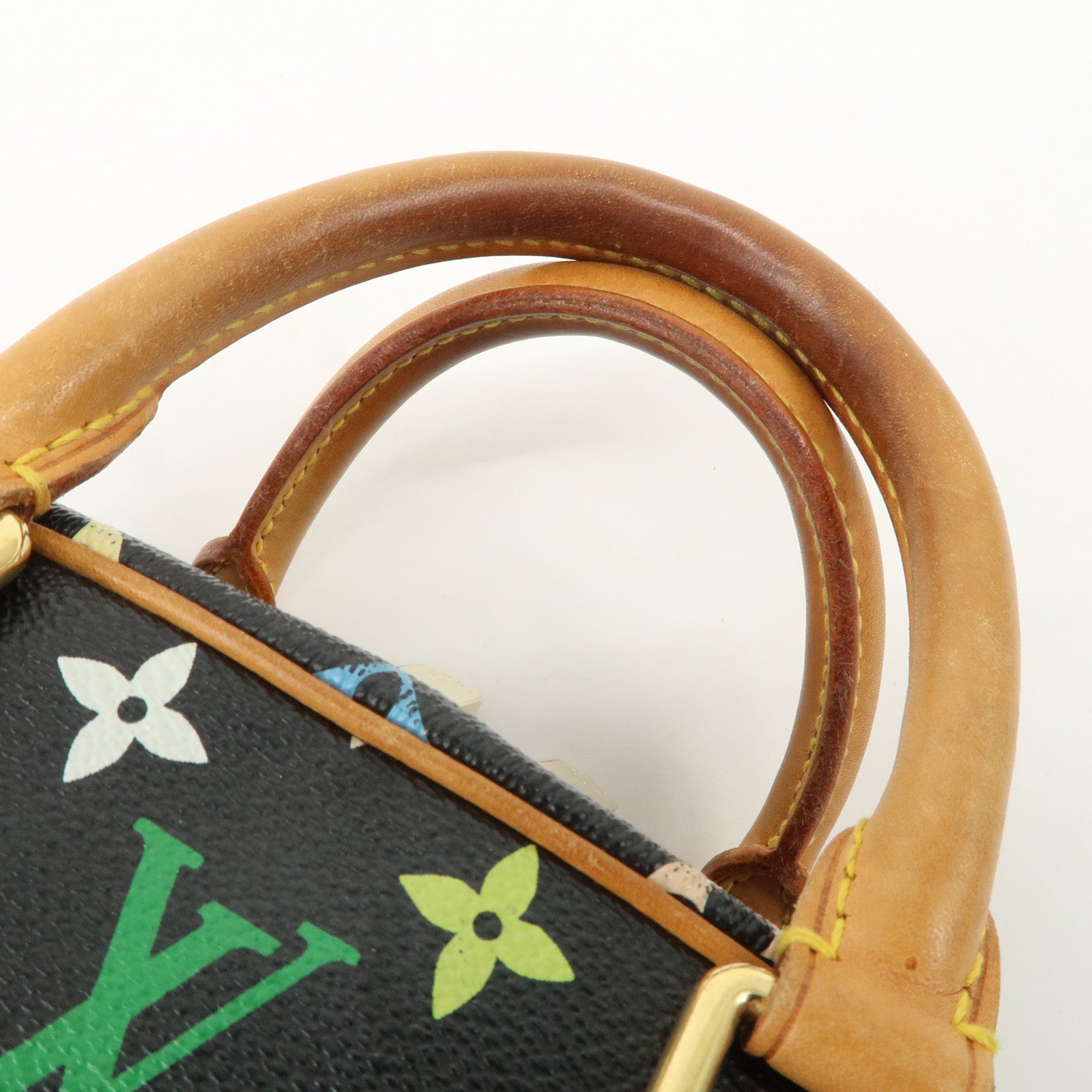 Louis Vuitton Monogram Multi Color Trouville Hand Bag M92662 Used