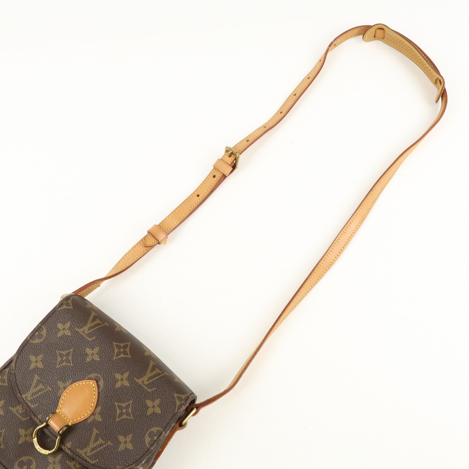 Louis Vuitton Monogram Saint Cloud MM Shoulder Bag Brown M51243