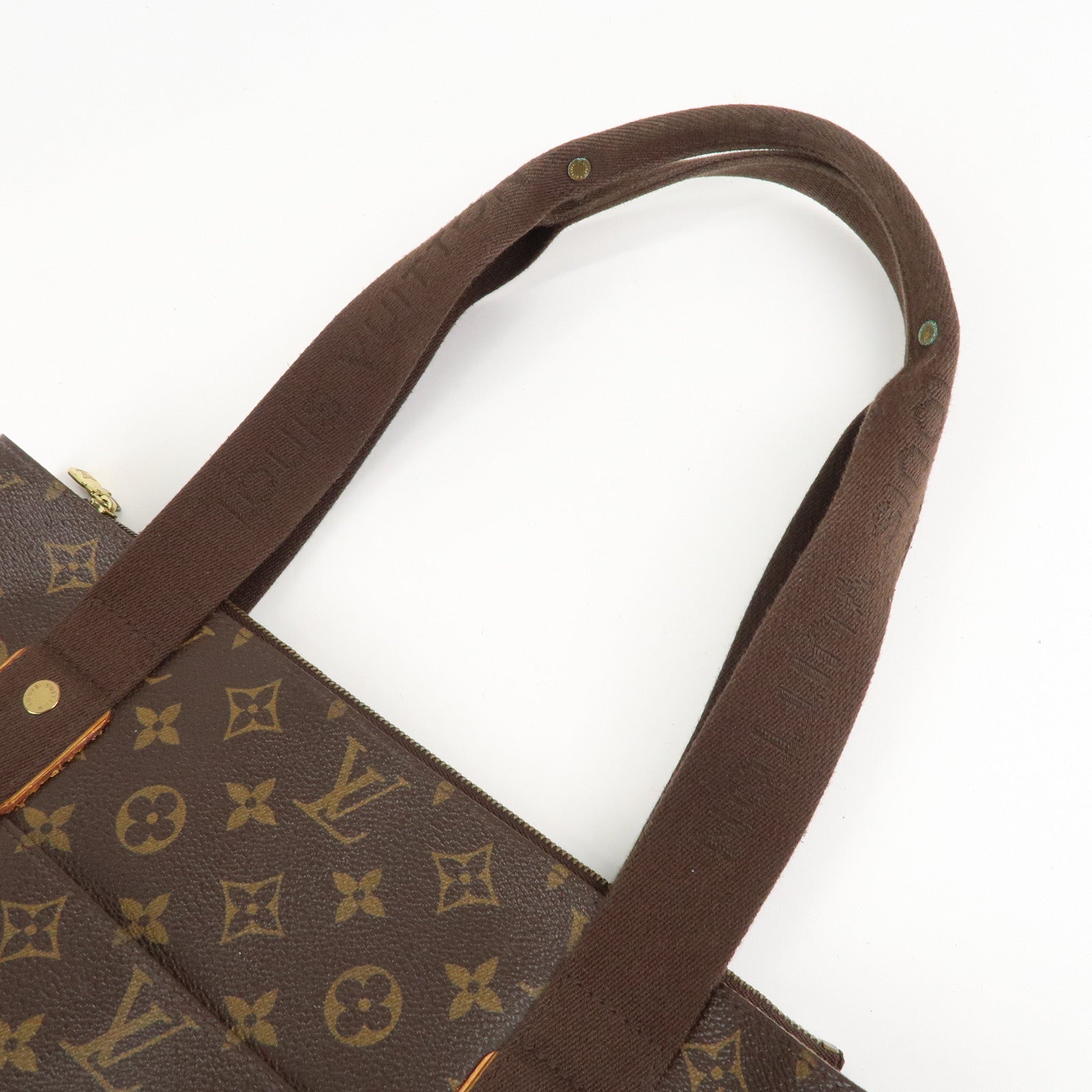 Louis Vuitton Monogram Cabas Beaubourg Tote Bag M53013 Brown Used