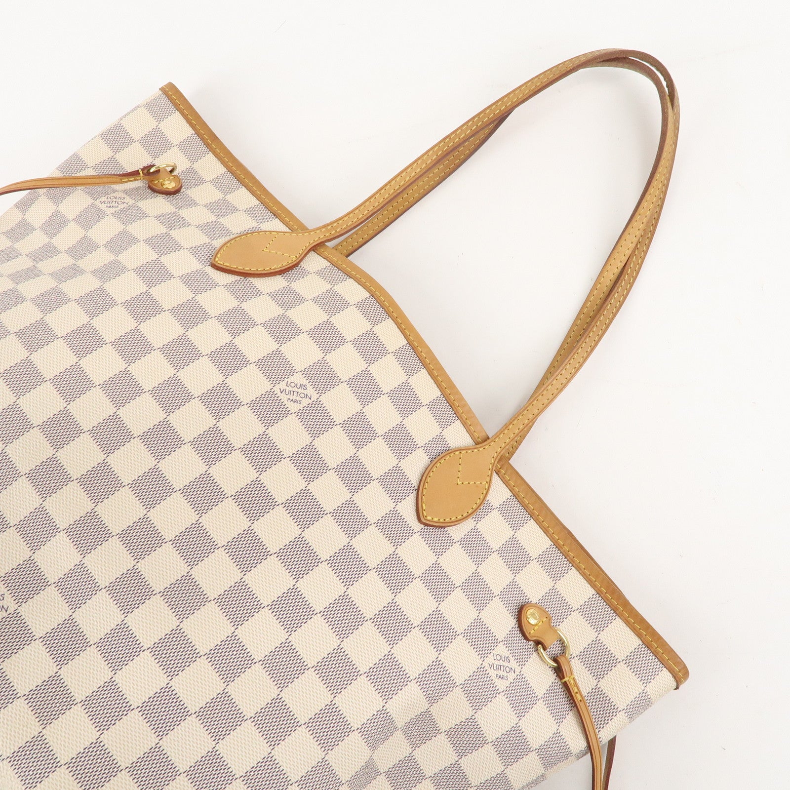 Louis Vuitton Damier Azur Neverfull MM Tote Bag N51107