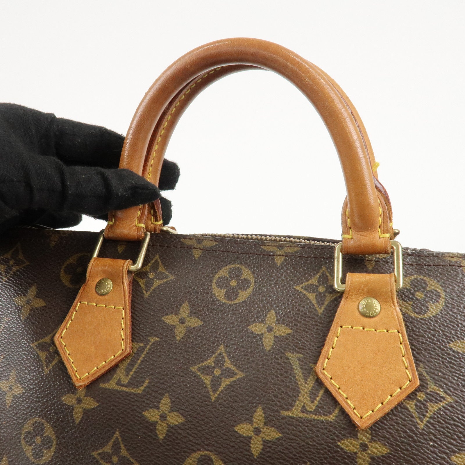 Louis Vuitton Monogram Speedy 30 Hand Bag Boston Bag M41526 Used