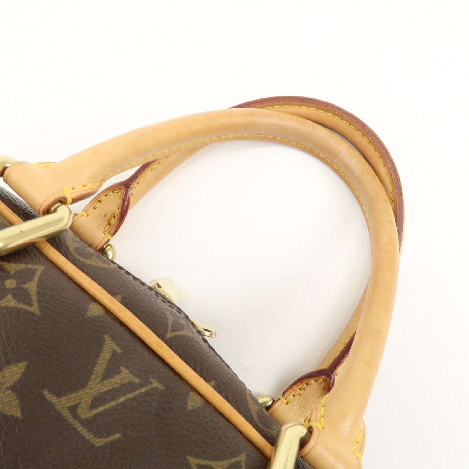 Louis Vuitton Monogram Manhattan PM Hand Bag M40026 Used