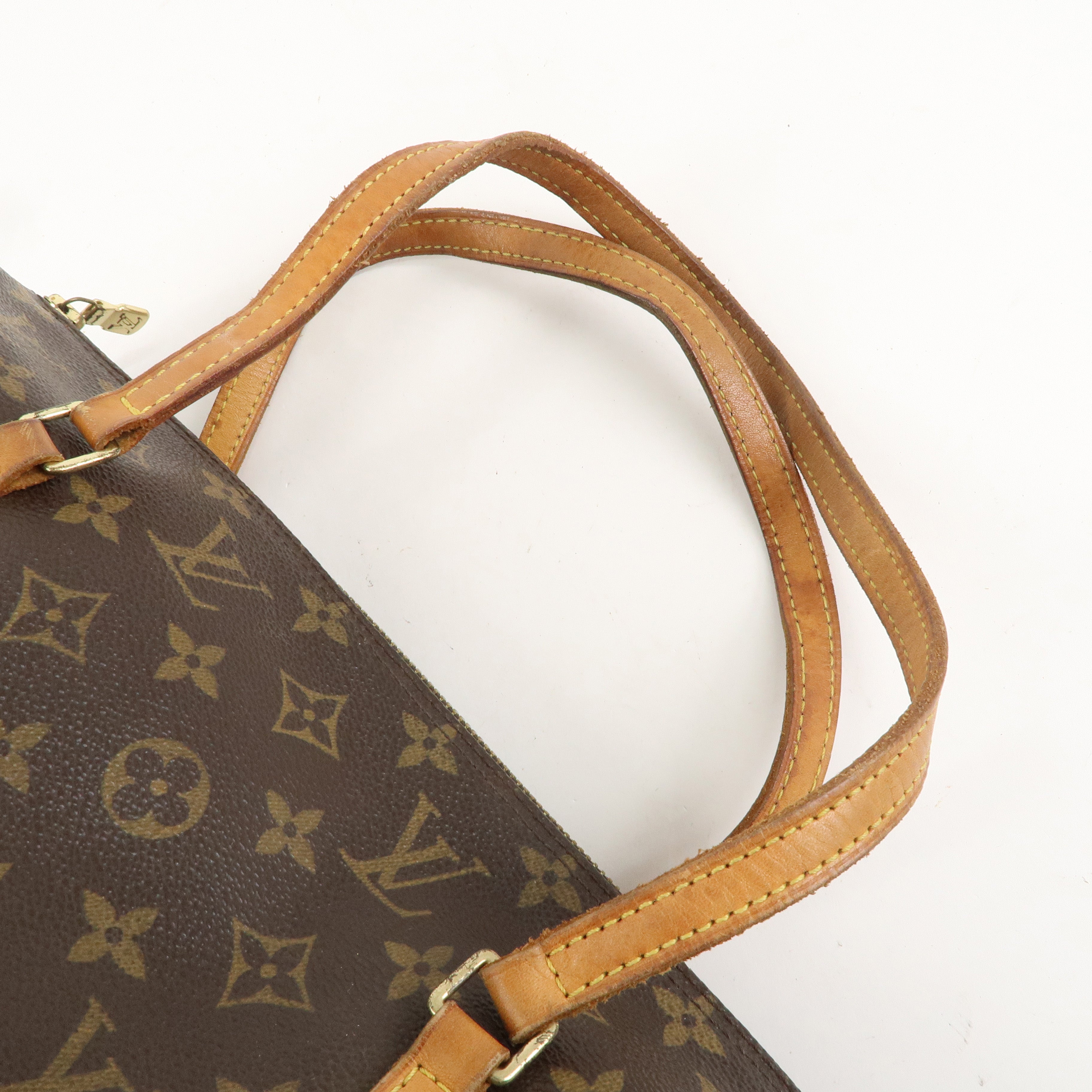 Louis Vuitton Monogram Papillon 30 Hand Bag 
Pouch Brown M51385