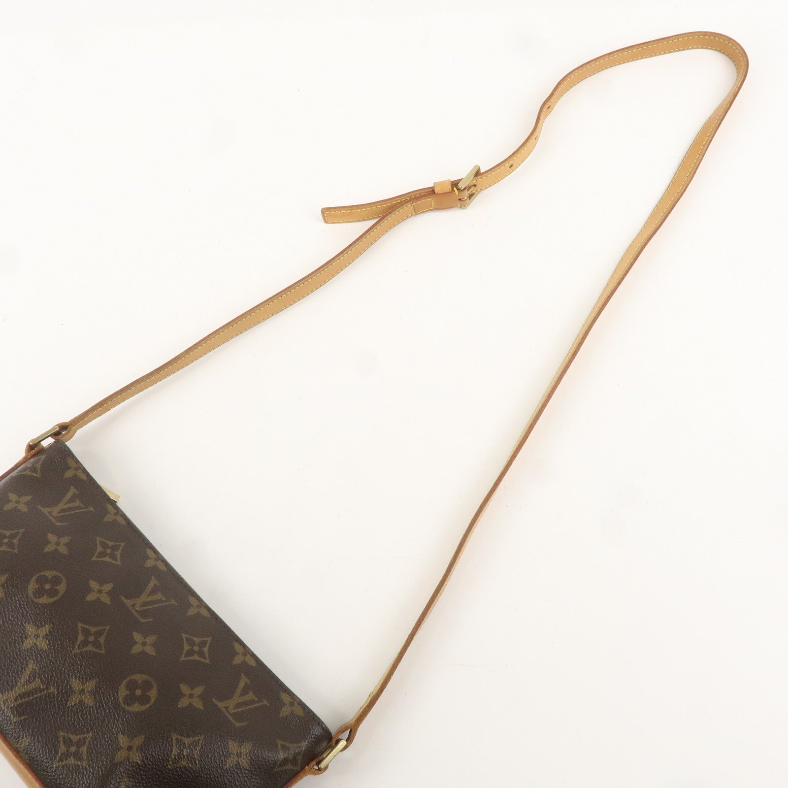 Louis Vuitton Monogram Trotteur Shoulder Bag Brown M51240