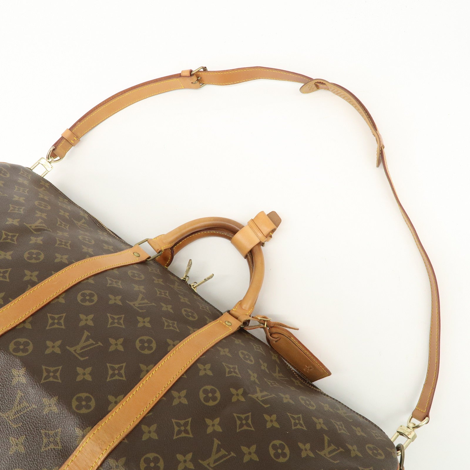 Louis Vuitton Monogram Keep All Bandouliere 60 Boston Bag M41412 Used