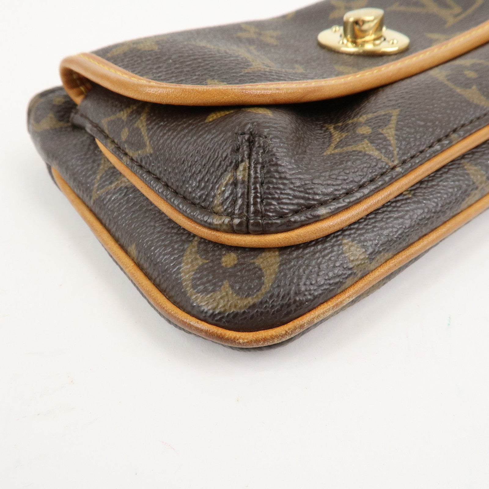 Louis Vuitton Monogram Pochette Tikal Pouch Purse M60019 Used