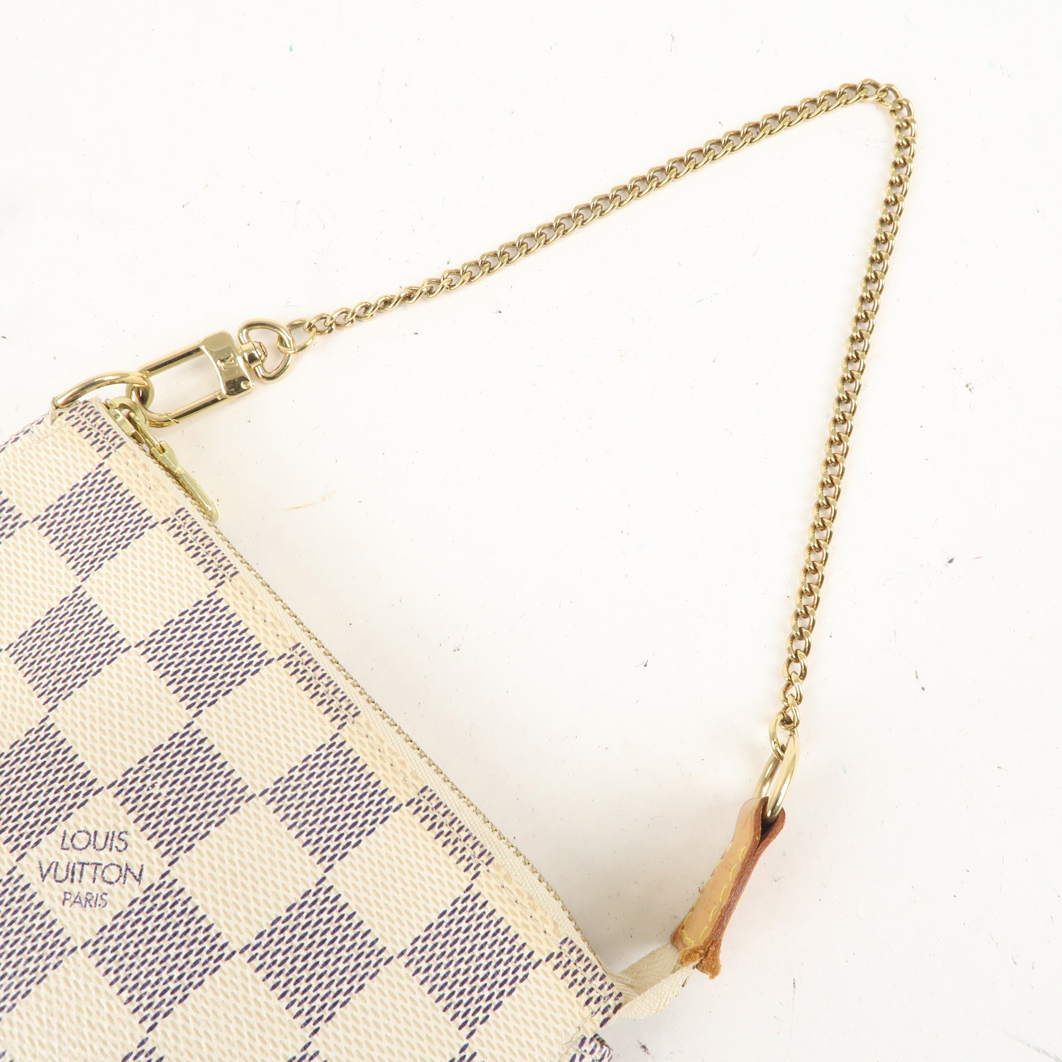 Louis Vuitton Damier Azur Mini Pochette Accessoires Pouch N58010