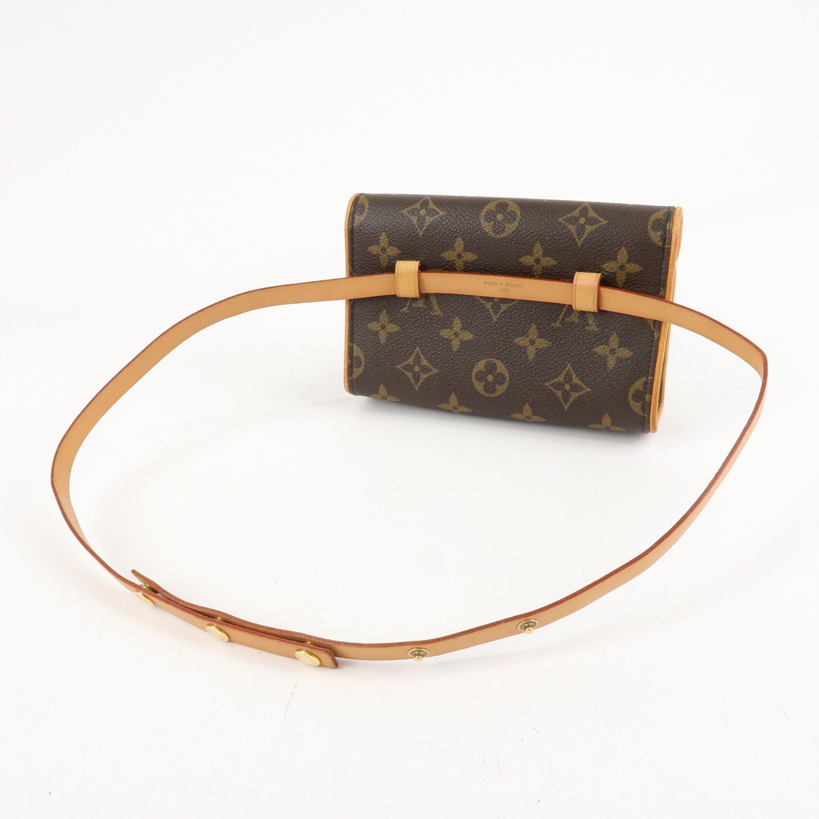 Louis Vuitton Monogram Pochette Florentine Waist Bag Belt XS