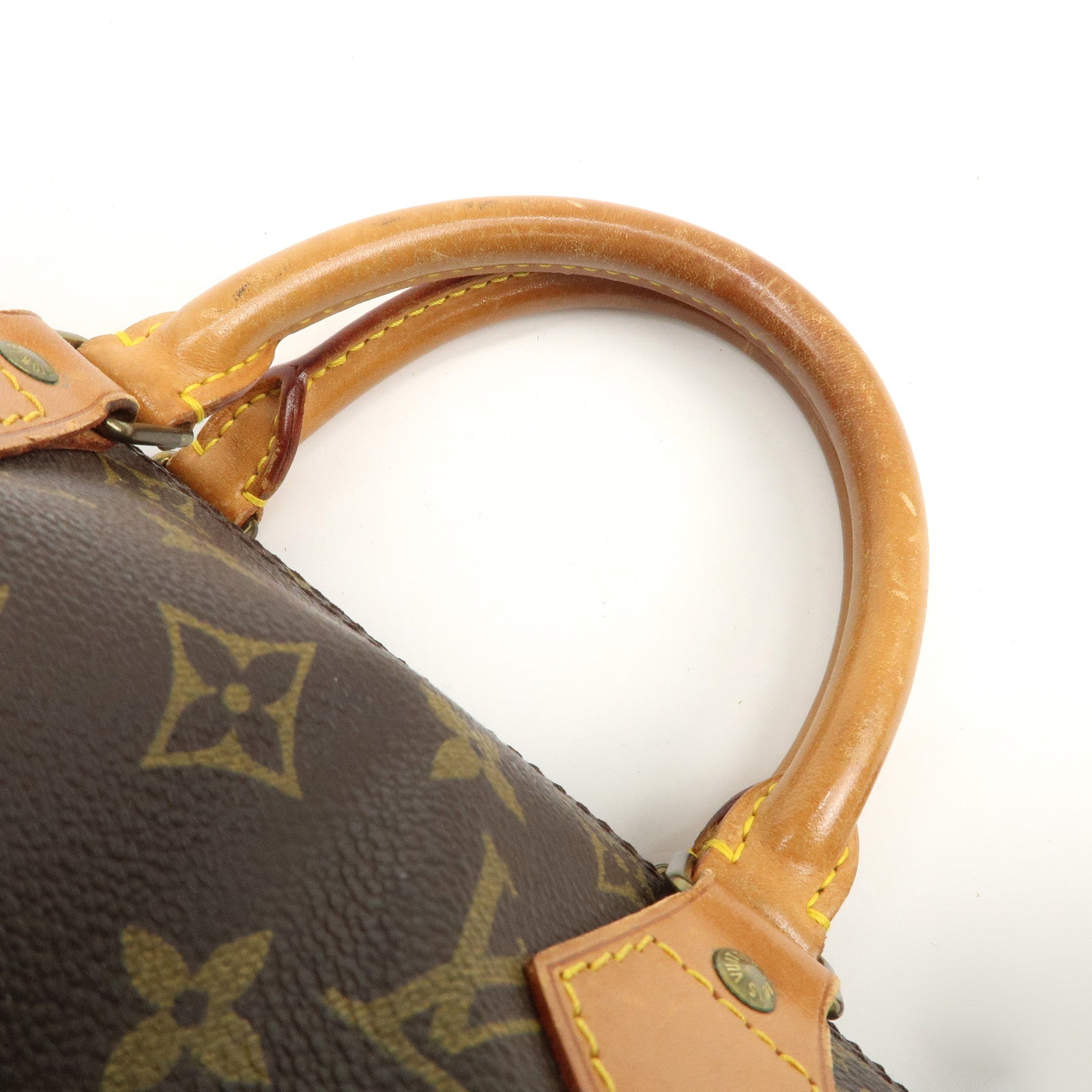 Louis Vuitton Monogram Speedy 30 Hand Bag Boston Bag M41526 Used