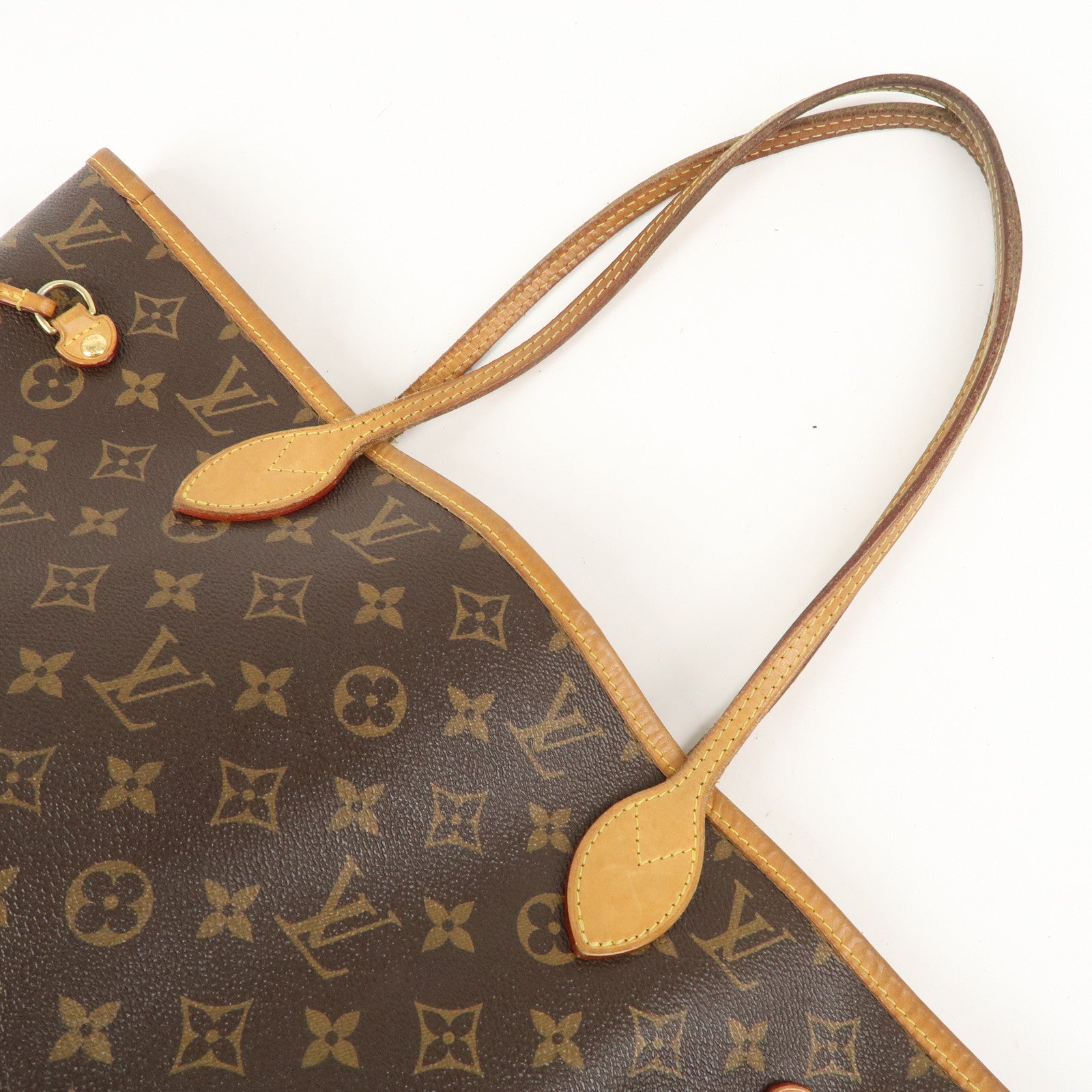 Louis Vuitton Monogram Neverfull MM Tote Bag Cerise M41177