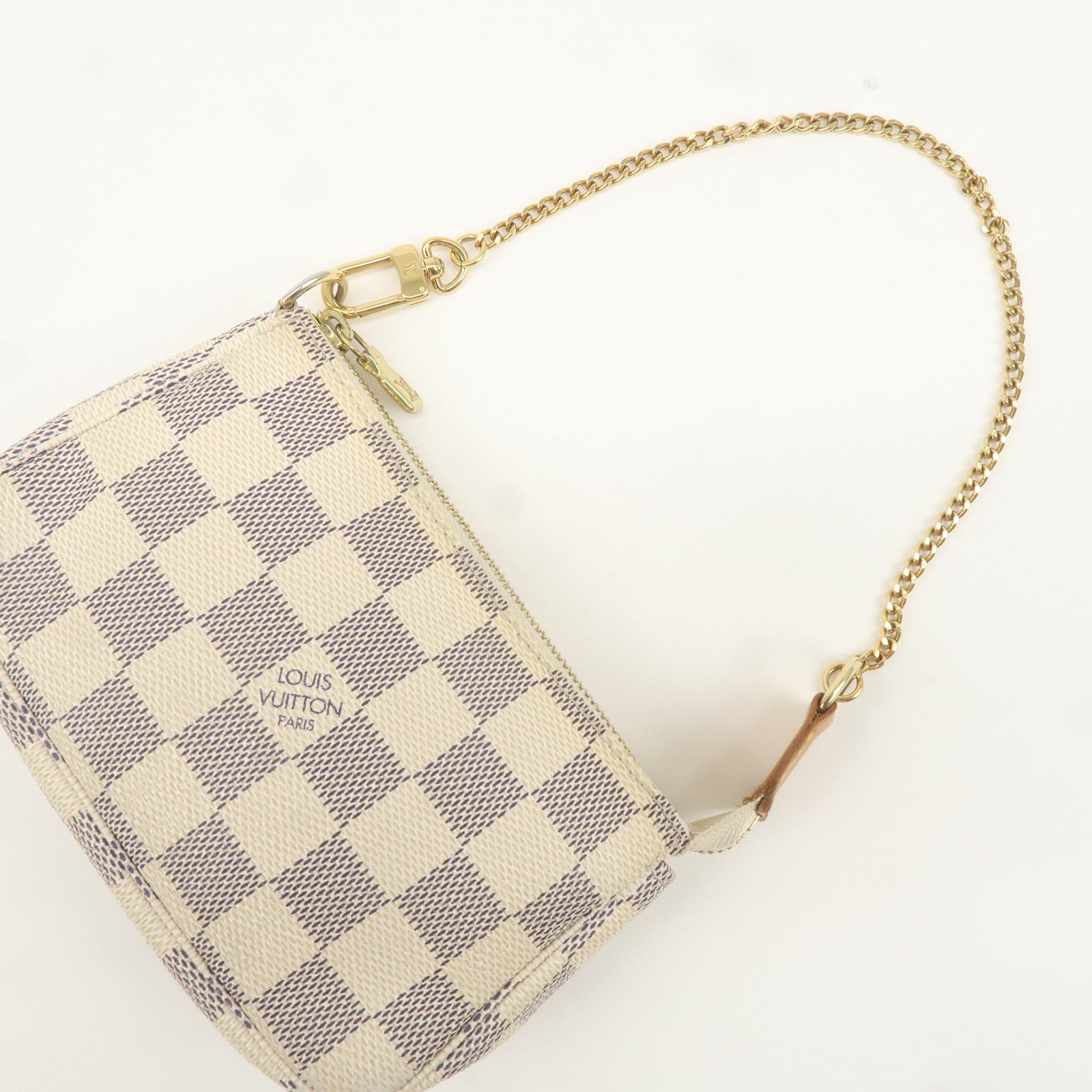 Louis Vuitton Damier Azur Mini Pochette Accessoires Pouch N58010