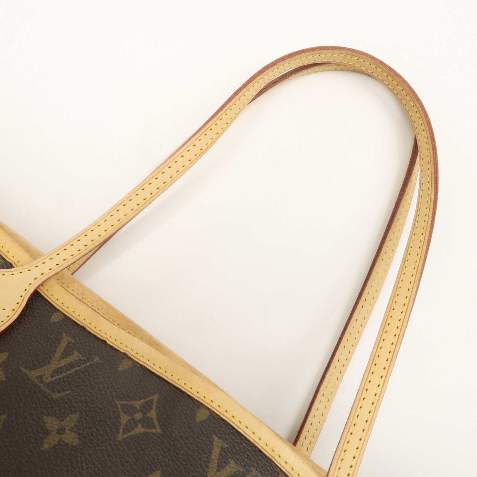 Louis Vuitton Monogram Neverfull MM Tote Bag Brown M40156 Used