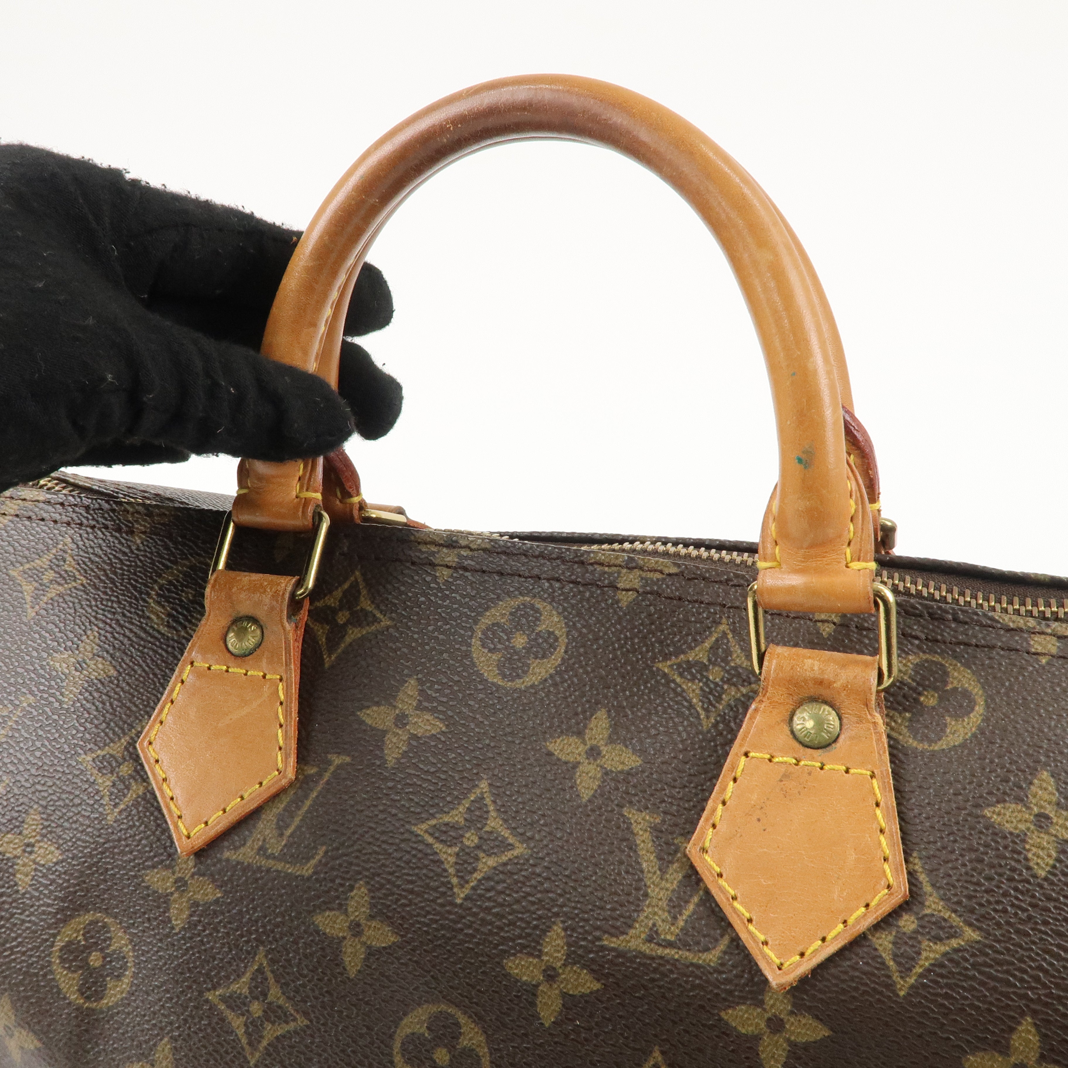 Louis Vuitton Monogram Speedy 30 Hand Bag Boston Bag M41526