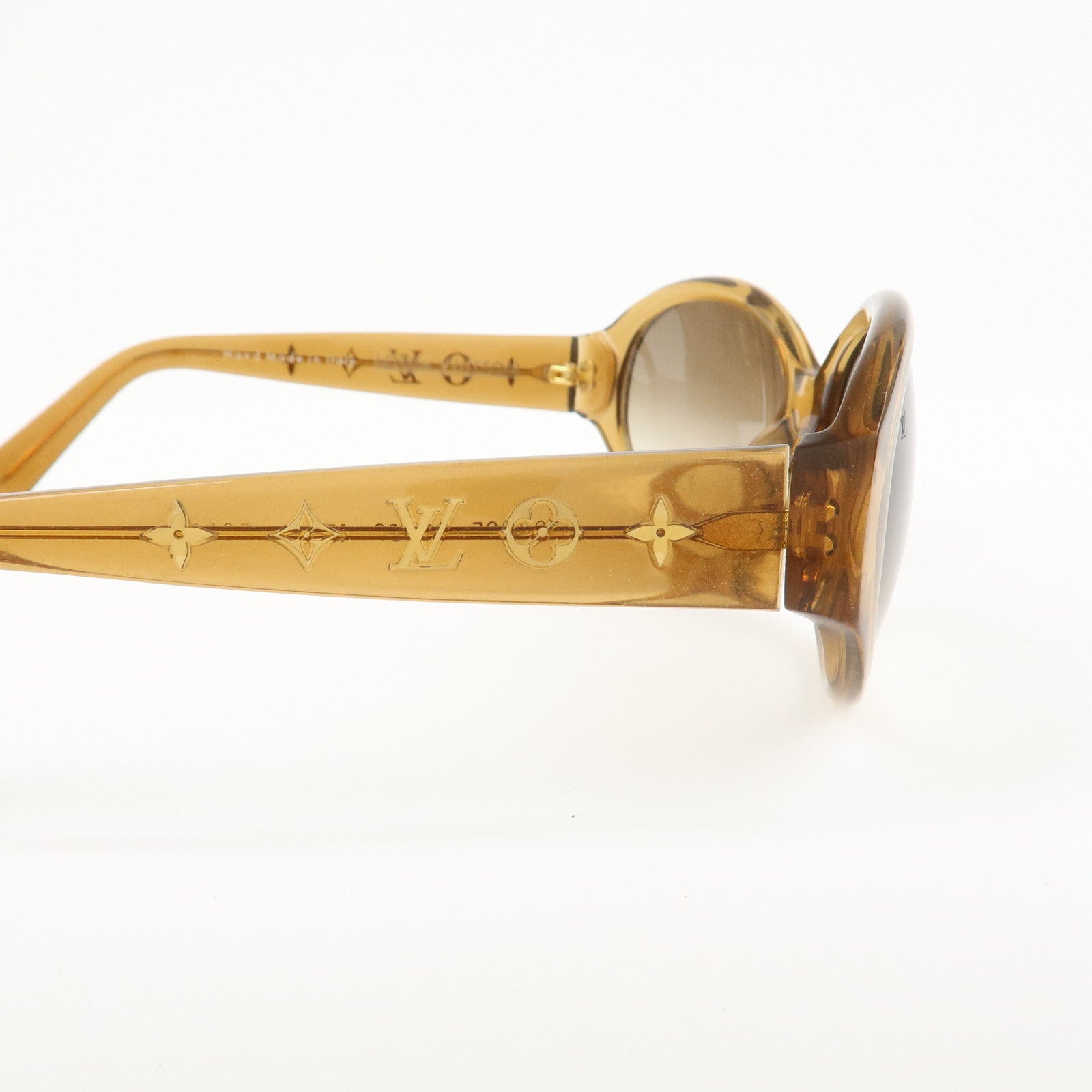 Louis Vuitton Obsession Ron Sunglasses 59□17 Brown Z0032E Used