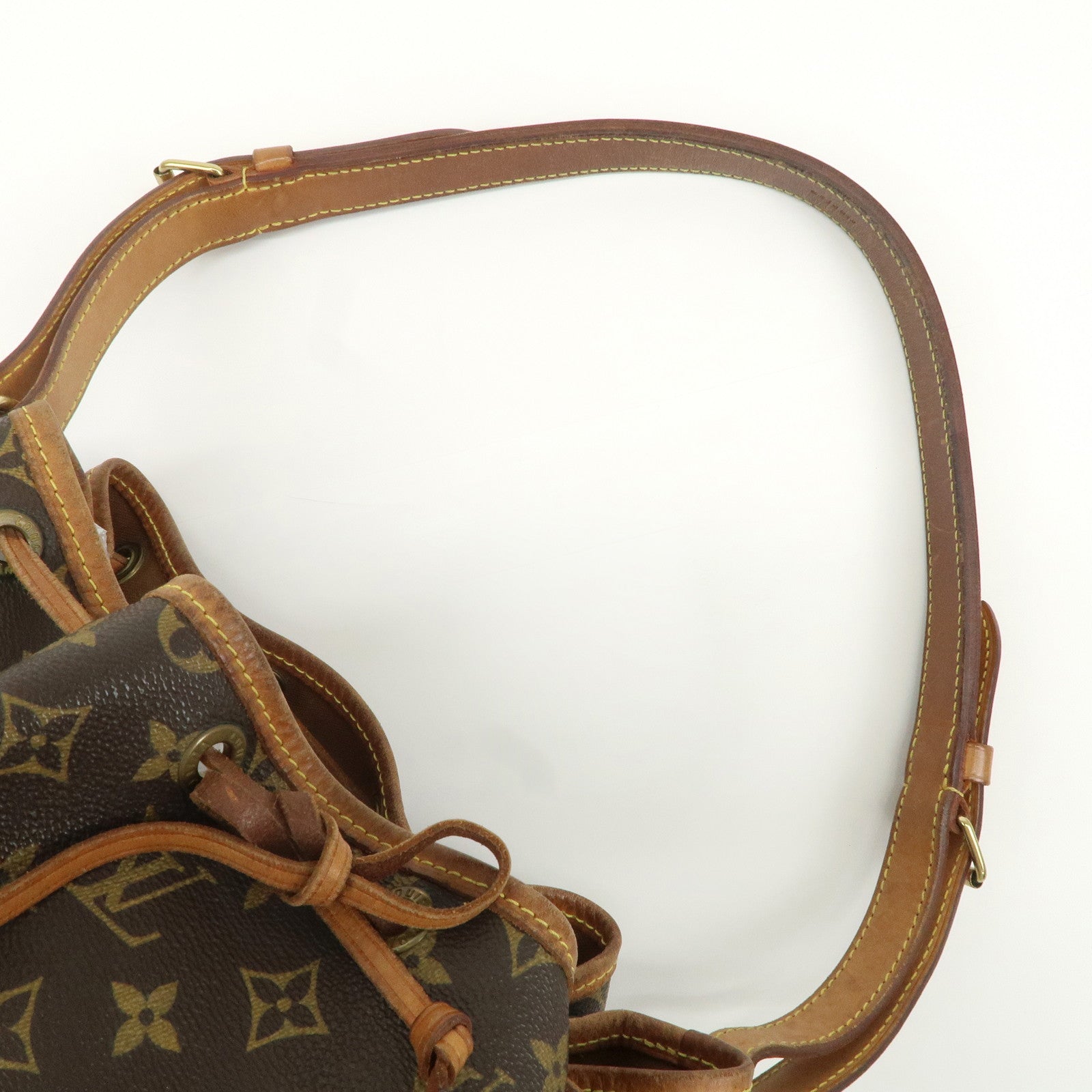 Louis Vuitton Monogram Noe Shoulder Bag Hand Bag Brown M42224 Used