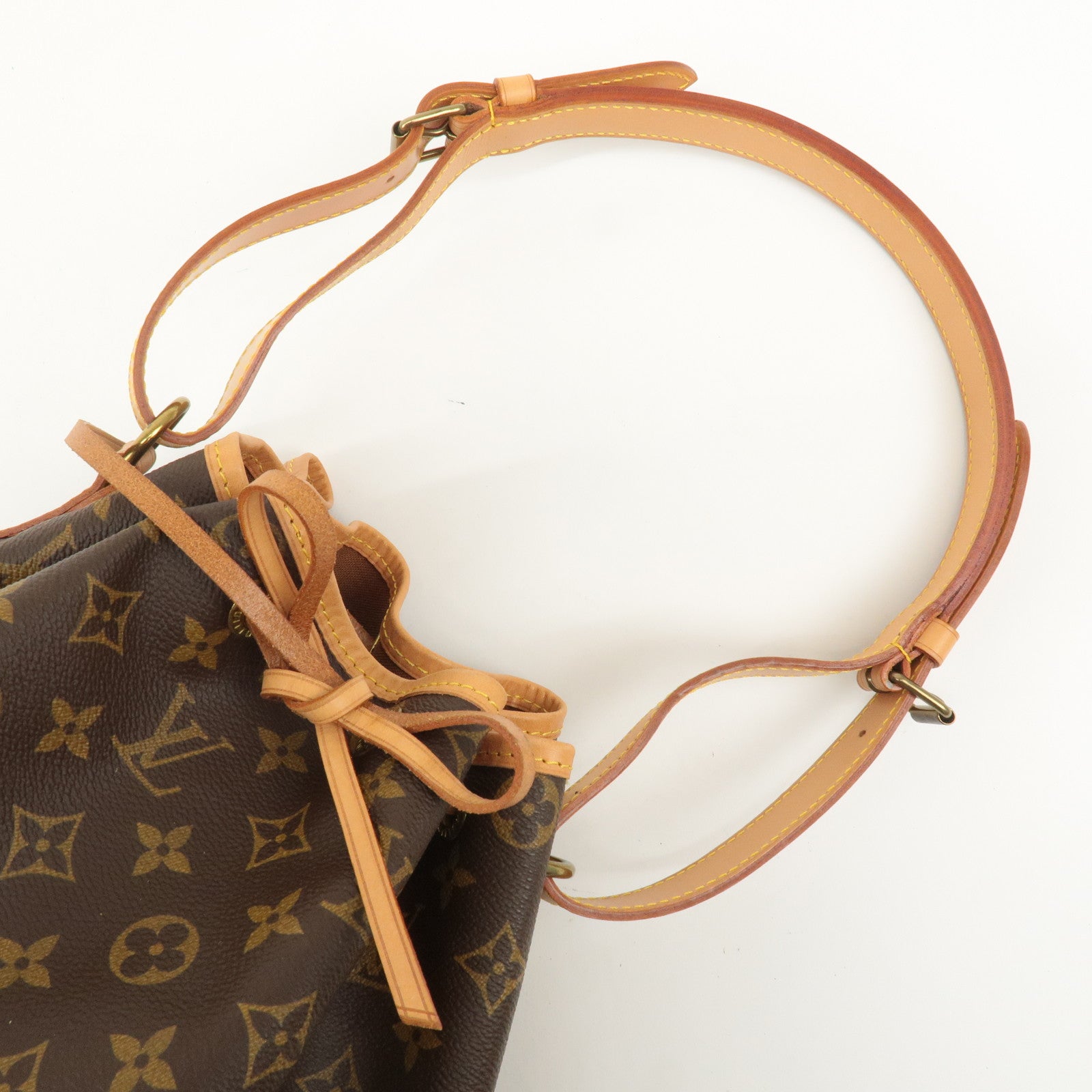 Louis Vuitton Monogram Noe Shoulder Bag Brown M42224