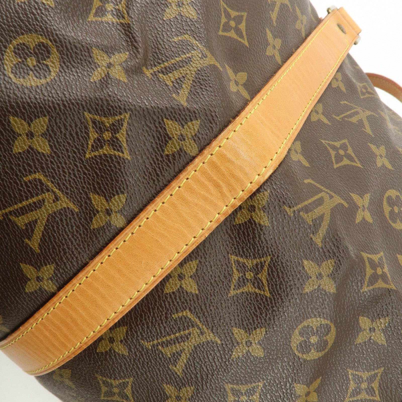 Louis Vuitton Monogram Sac Souple 45 Boston Bag Brown M41624 Used