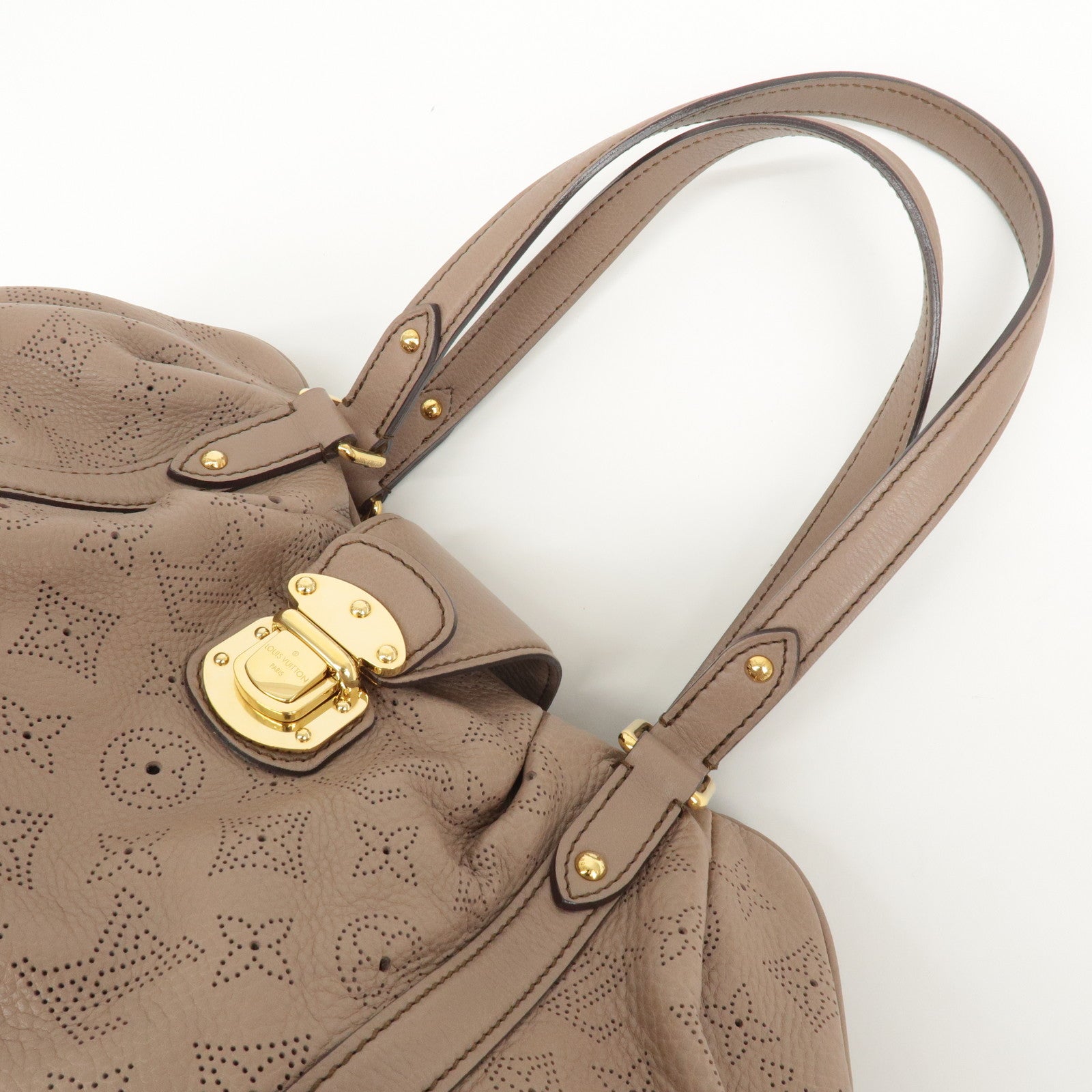 Louis Vuitton Monogram Mahina Lunar PM Shoulder Bag Sables M93433