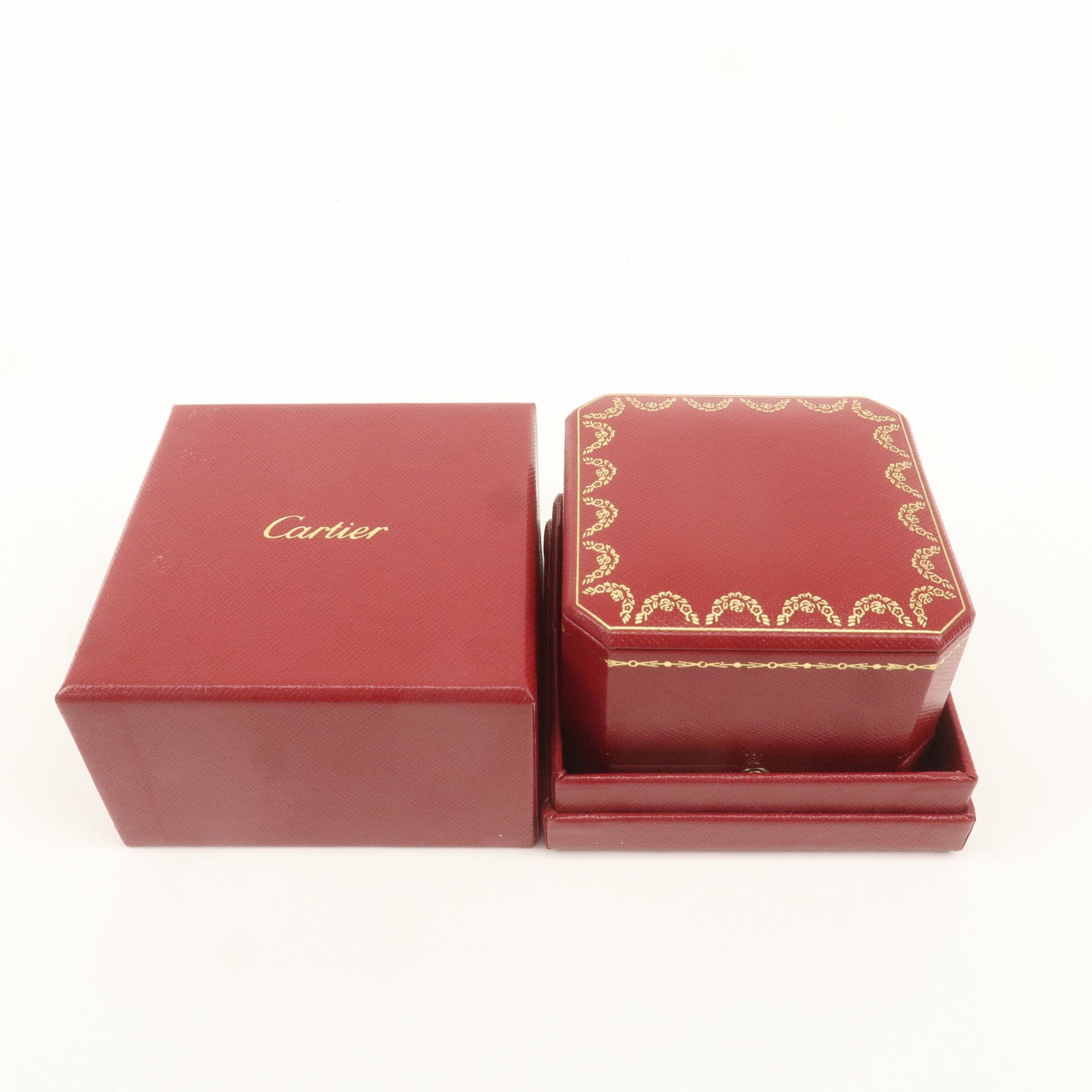 Cartier Set of 2 Ring Box Display Box Jewelry Box For Ring