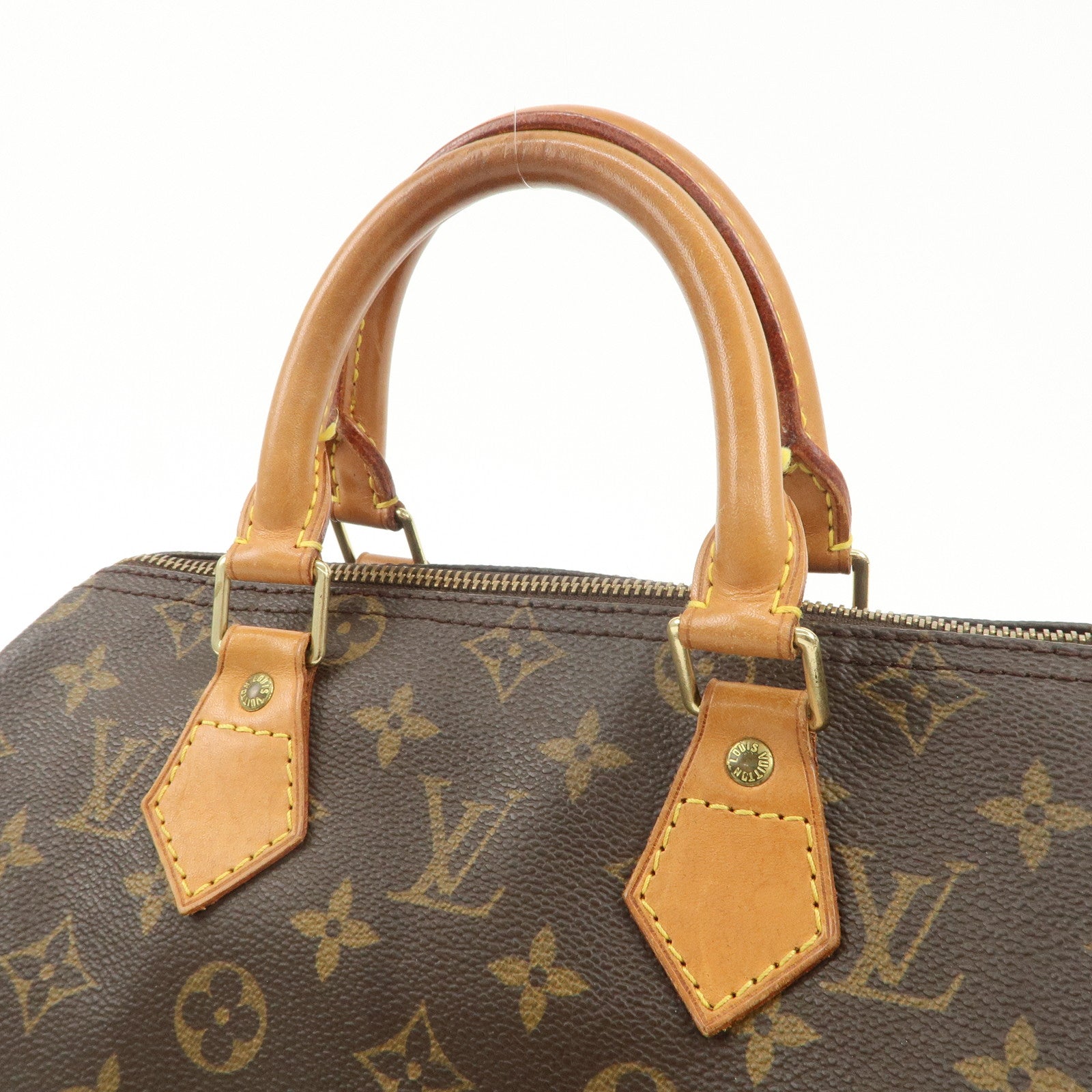 Louis Vuitton Monogram Speedy 25 Hand Bag Boston Bag M41528 Used