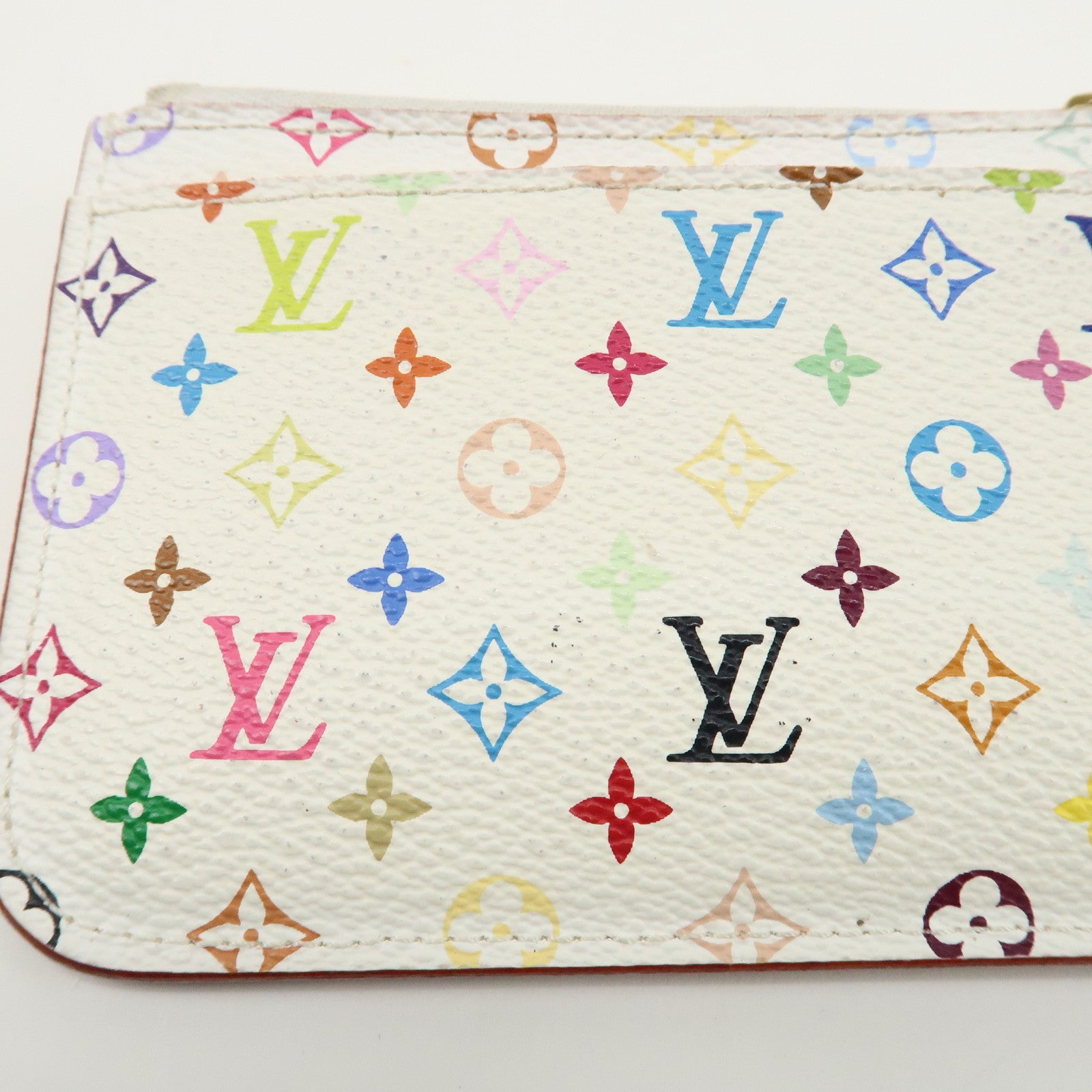 Louis Vuitton Monogram Multicolor Pochette Cles Coin Case M93734 Used