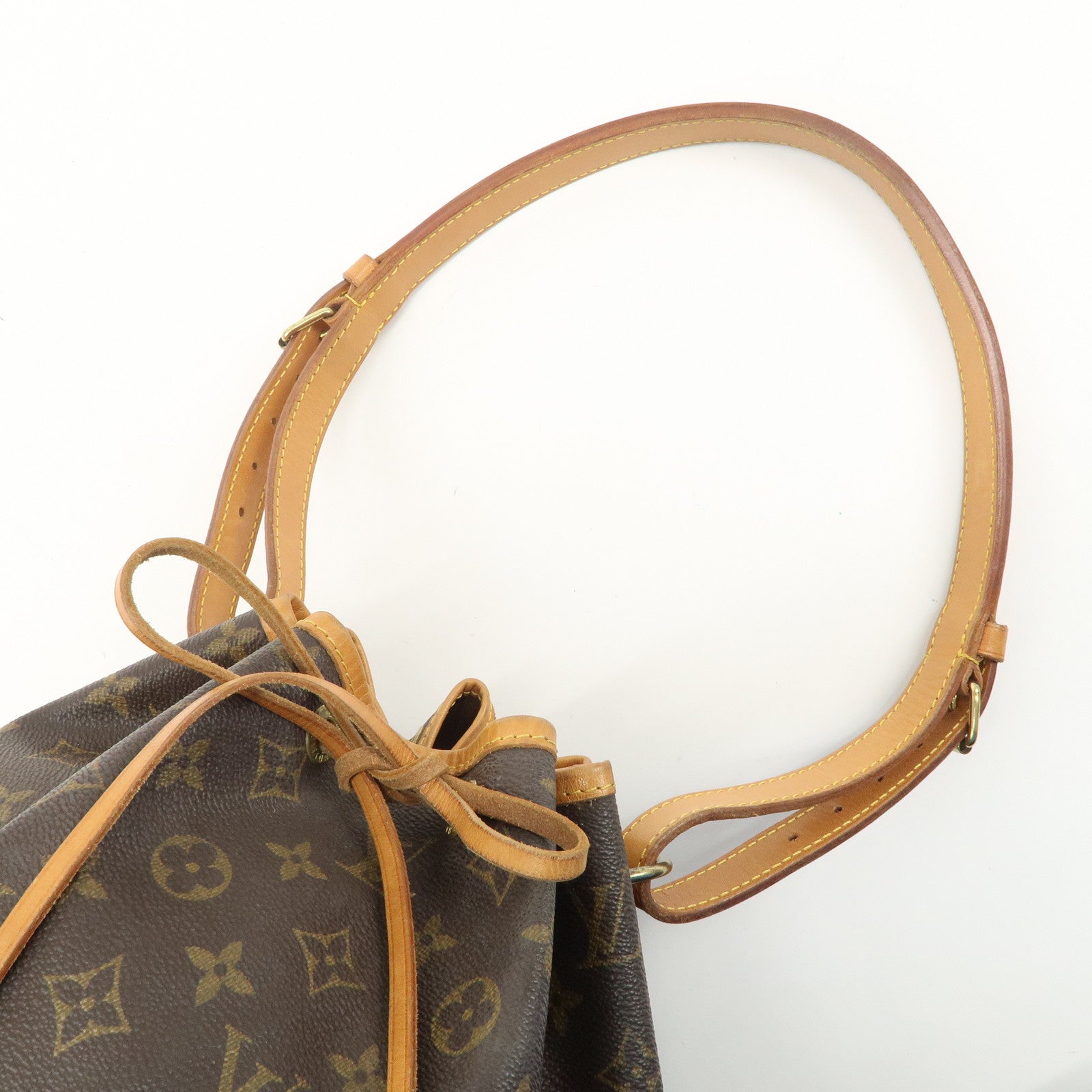 Louis Vuitton Monogram Petit Noe Shoulder Bag Brown M42226 Used