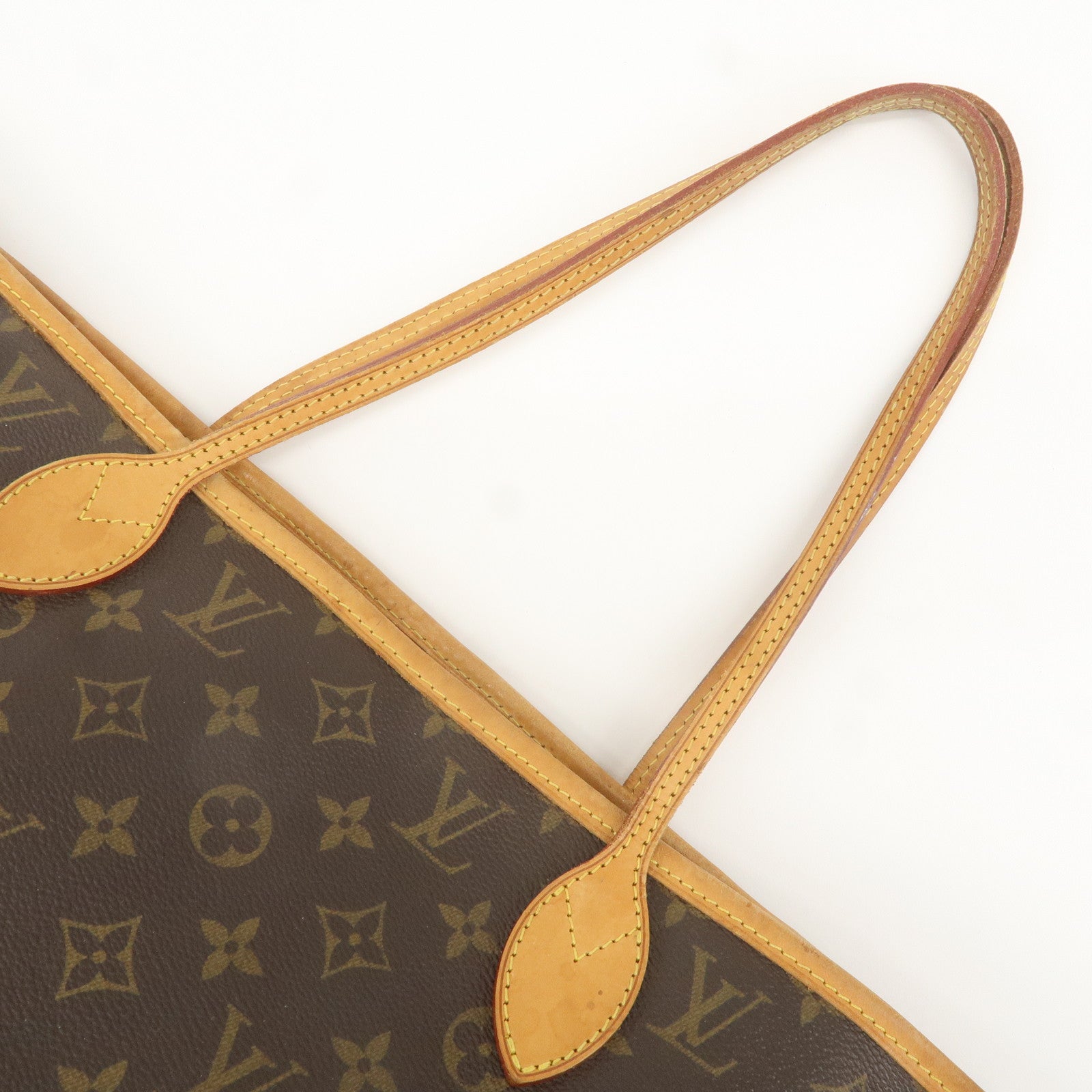 Louis Vuitton Monogram Neverfull MM Tote Bag Brown M40156