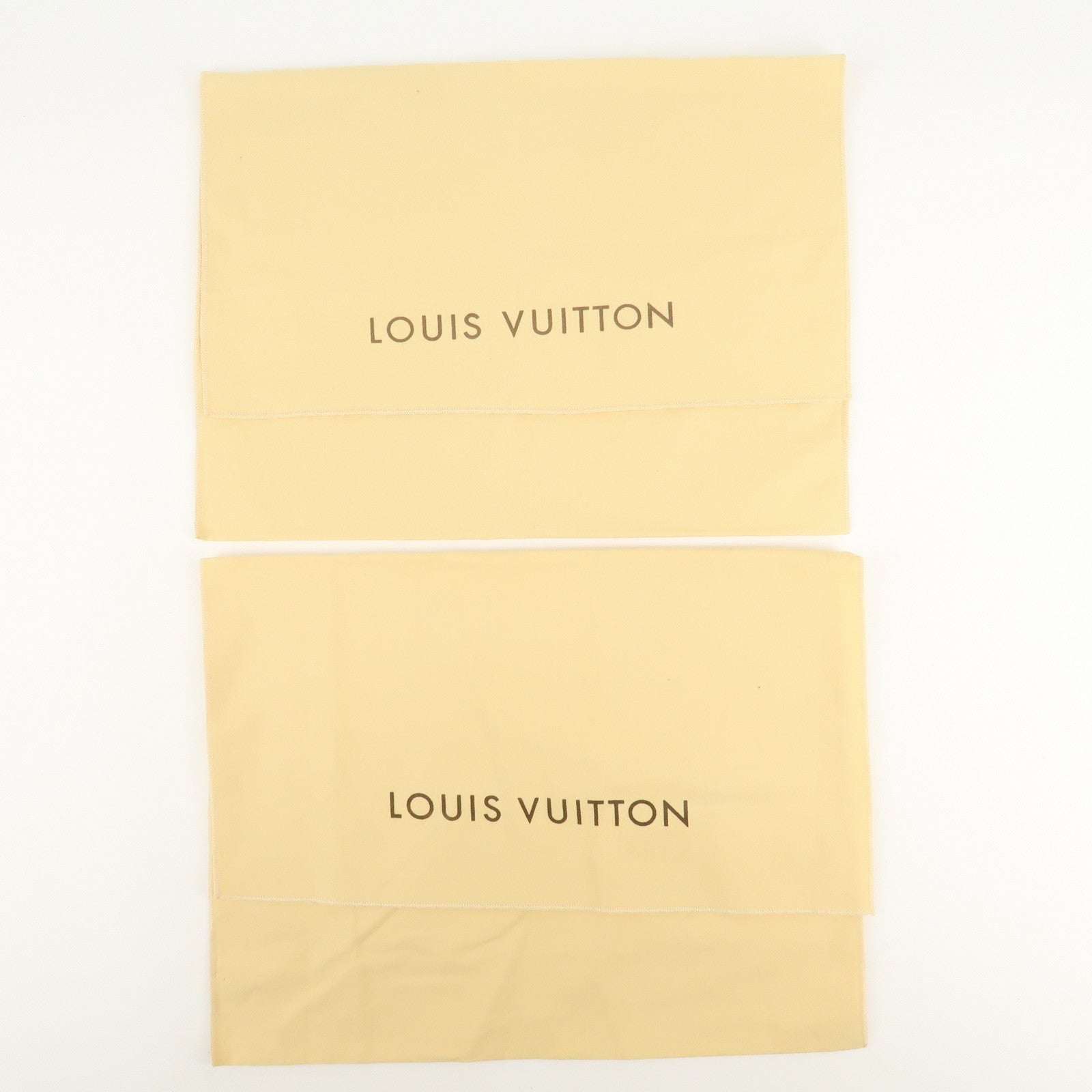 Louis Vuitton Set of 10 Dust Bag Storage Bag Old Style Beige Used