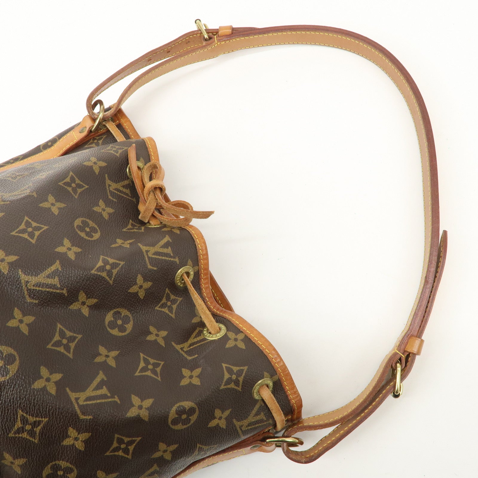 Louis Vuitton Monogram Petit Noe Shoulder Bag Brown M42226 Used