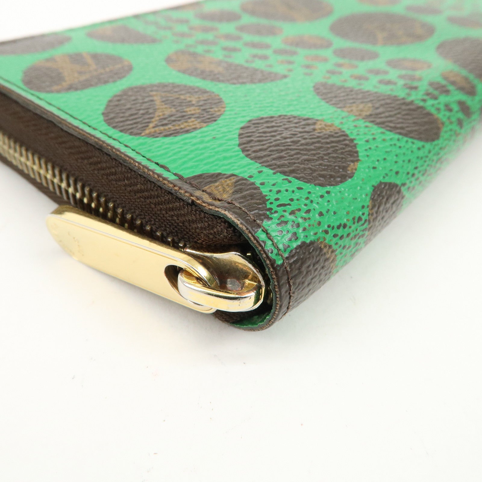 Louis Vuitton Monogram Pumpkin Dot Zippy Wallet Yayoikusama M60451