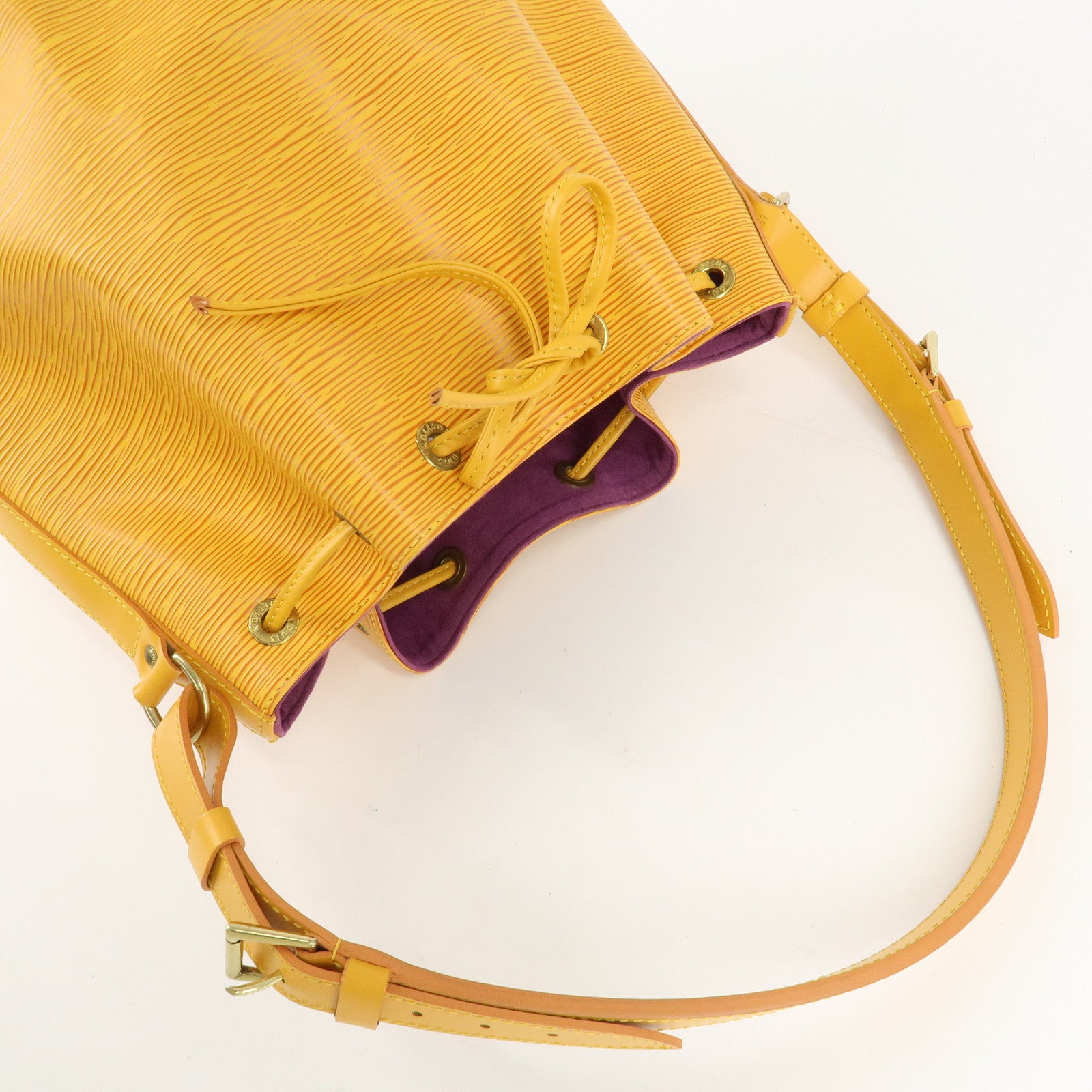 Louis Vuitton Epi Petit Noe Shoulder Bag Tassili Yellow M44109