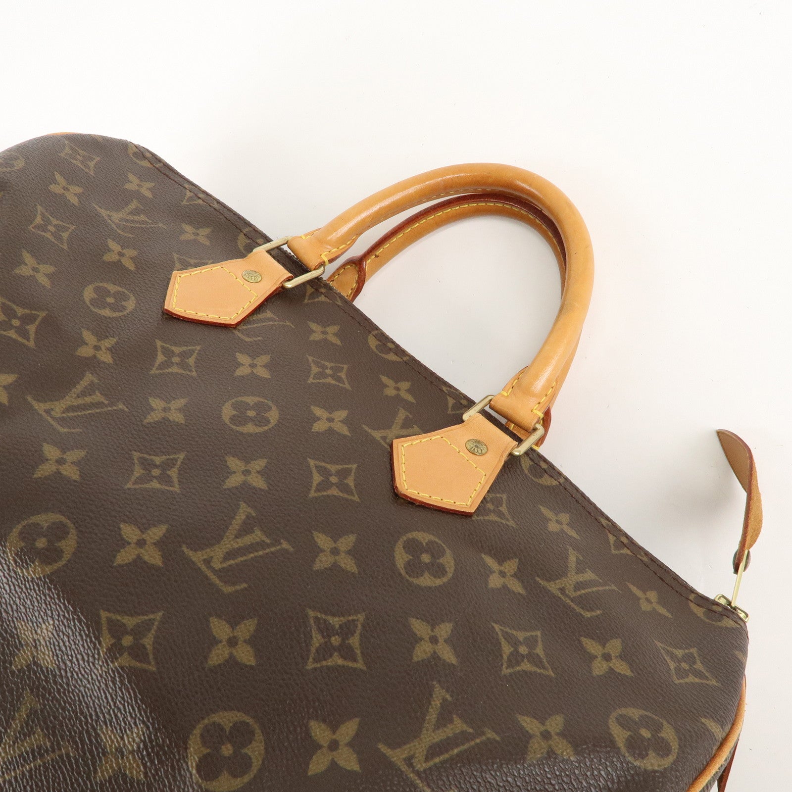 Louis Vuitton Monogram Speedy 35 Hand Bag Boston Bag M41524