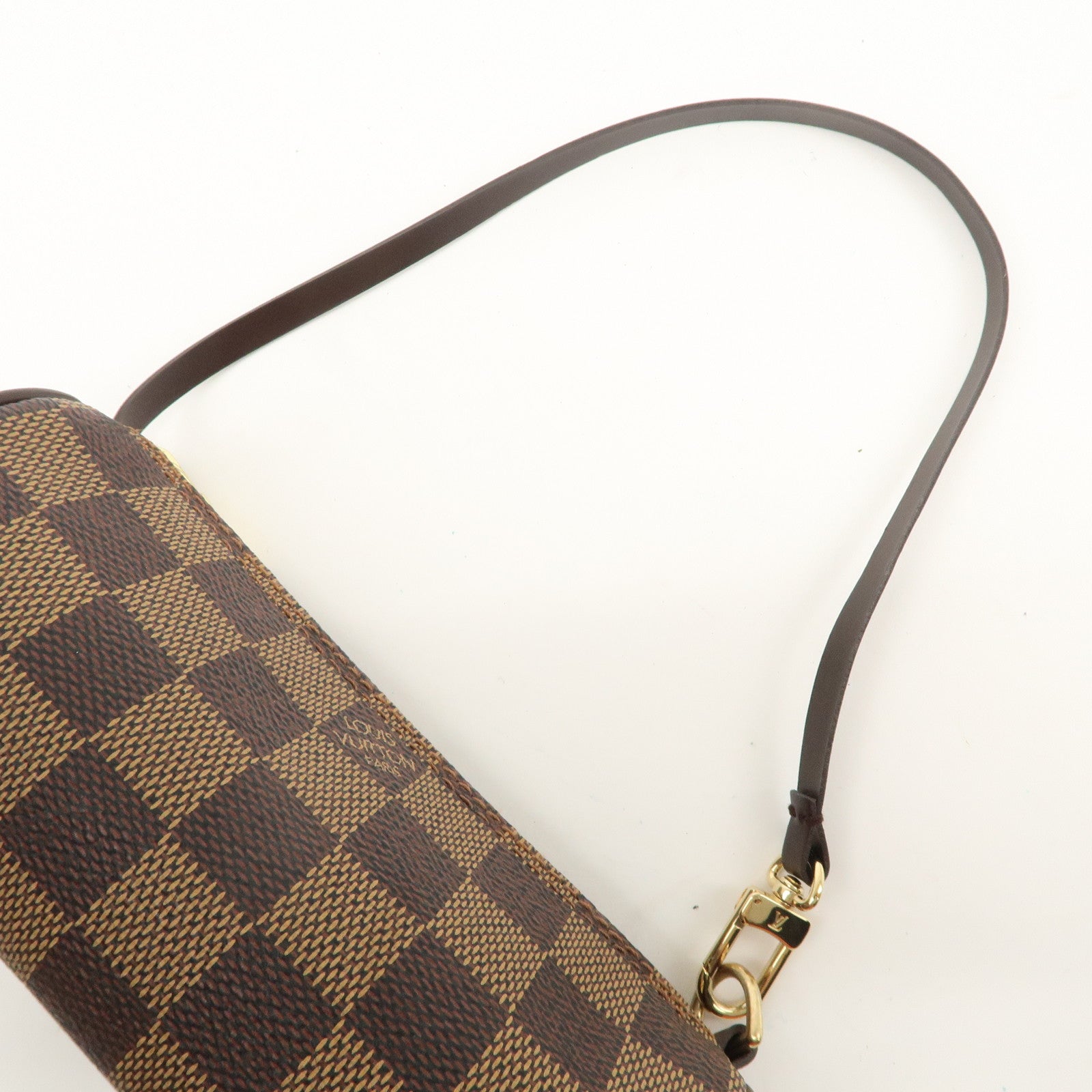 Louis Vuitton Damier Ebene Pouch for Papillon Bag Brown