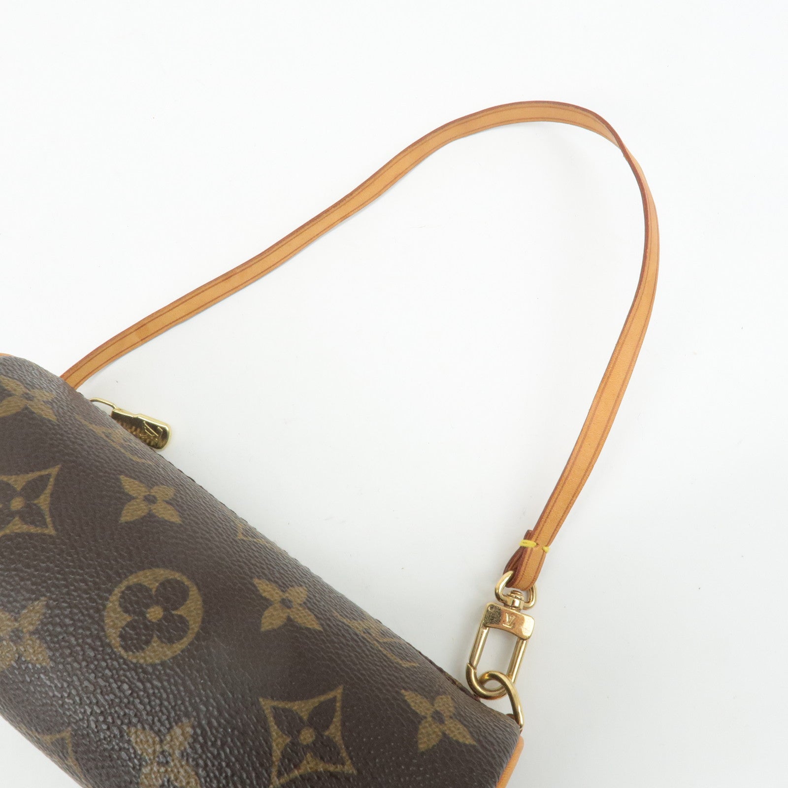 Louis Vuitton Monogram Mini Pouch for Papillon Bag Brown Used