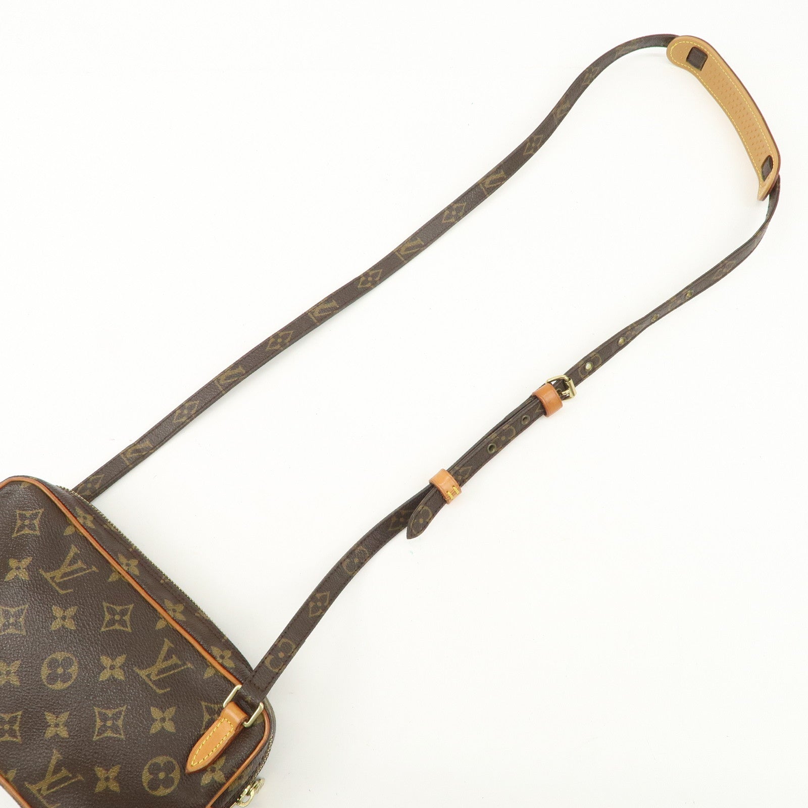 Louis Vuitton Monogram Pochette Marly Bandouliere Brown M51828