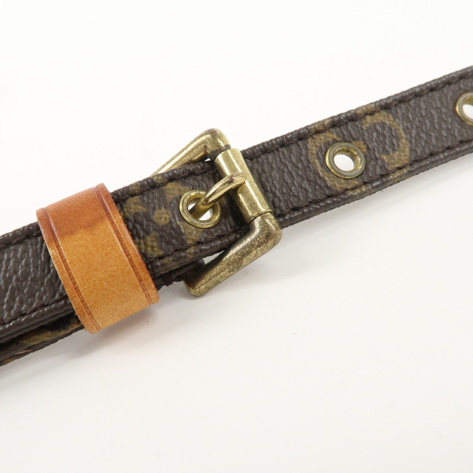 Louis Vuitton Monogram Adjustable Shoulder Strap Brown J52315