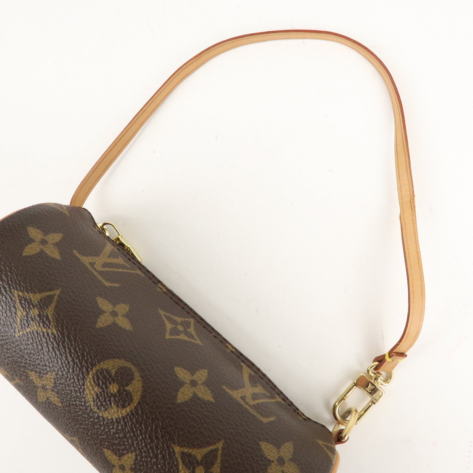 Louis Vuitton Monogram Mini Pouch for Papillon Bag Brown Used