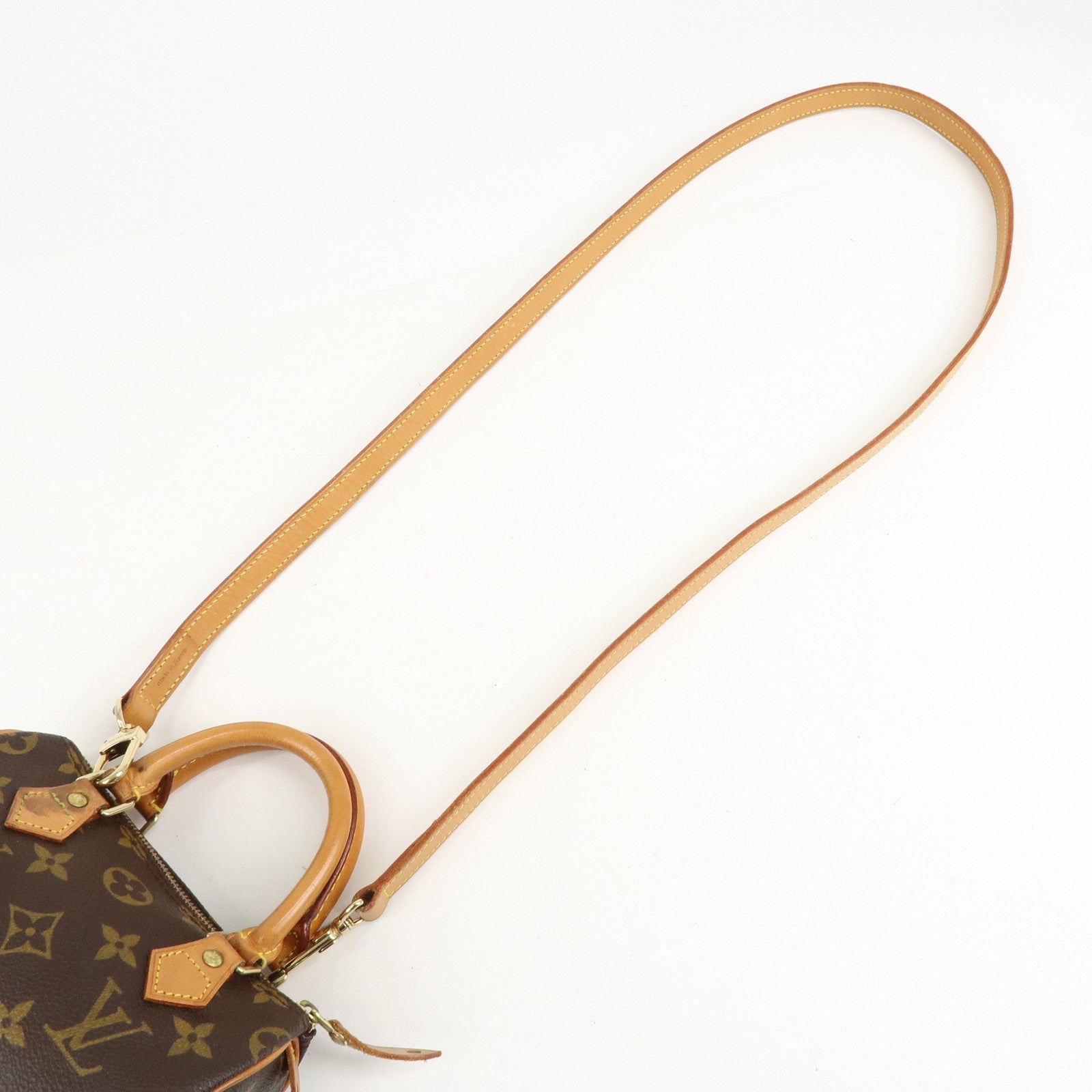 Louis Vuitton Monogram Mini Speedy 
Strap M41534 J75010