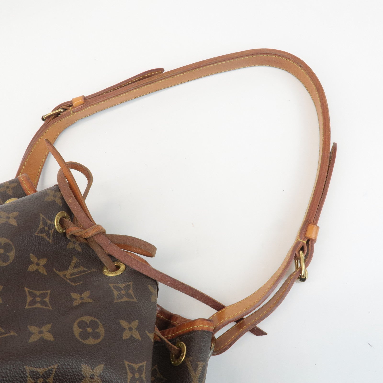 Louis Vuitton Monogram Petit Noe Shoulder Bag Brown M42226 Used