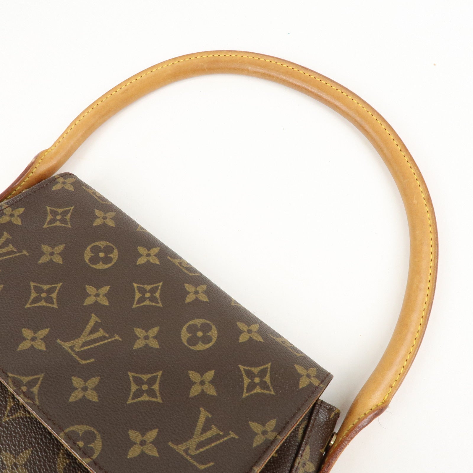 Louis Vuitton Monogram Mini Looping Shoulder Bag Hand Bag M51147 Used