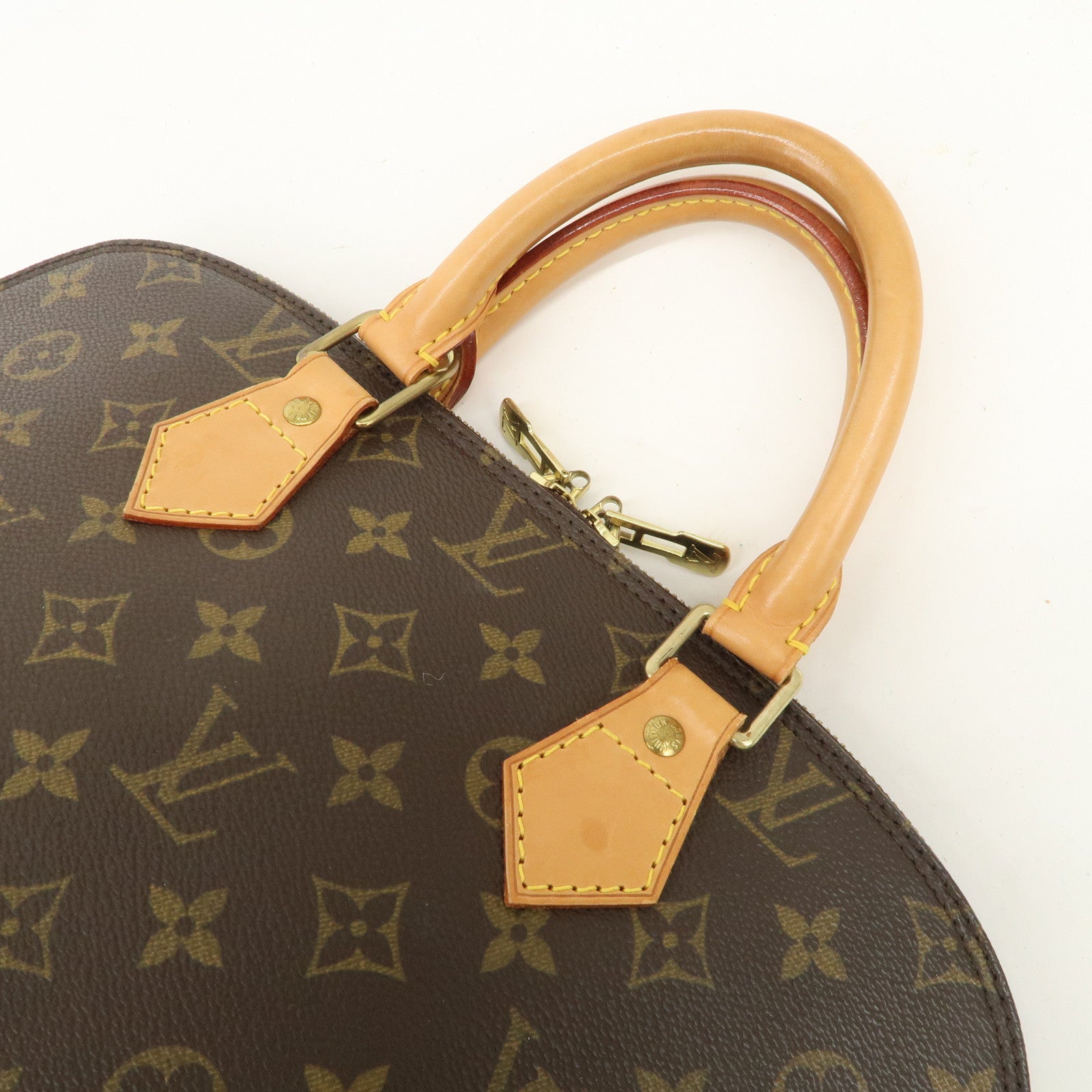 Louis Vuitton Monogram Alma Hand Bag Brown M51130