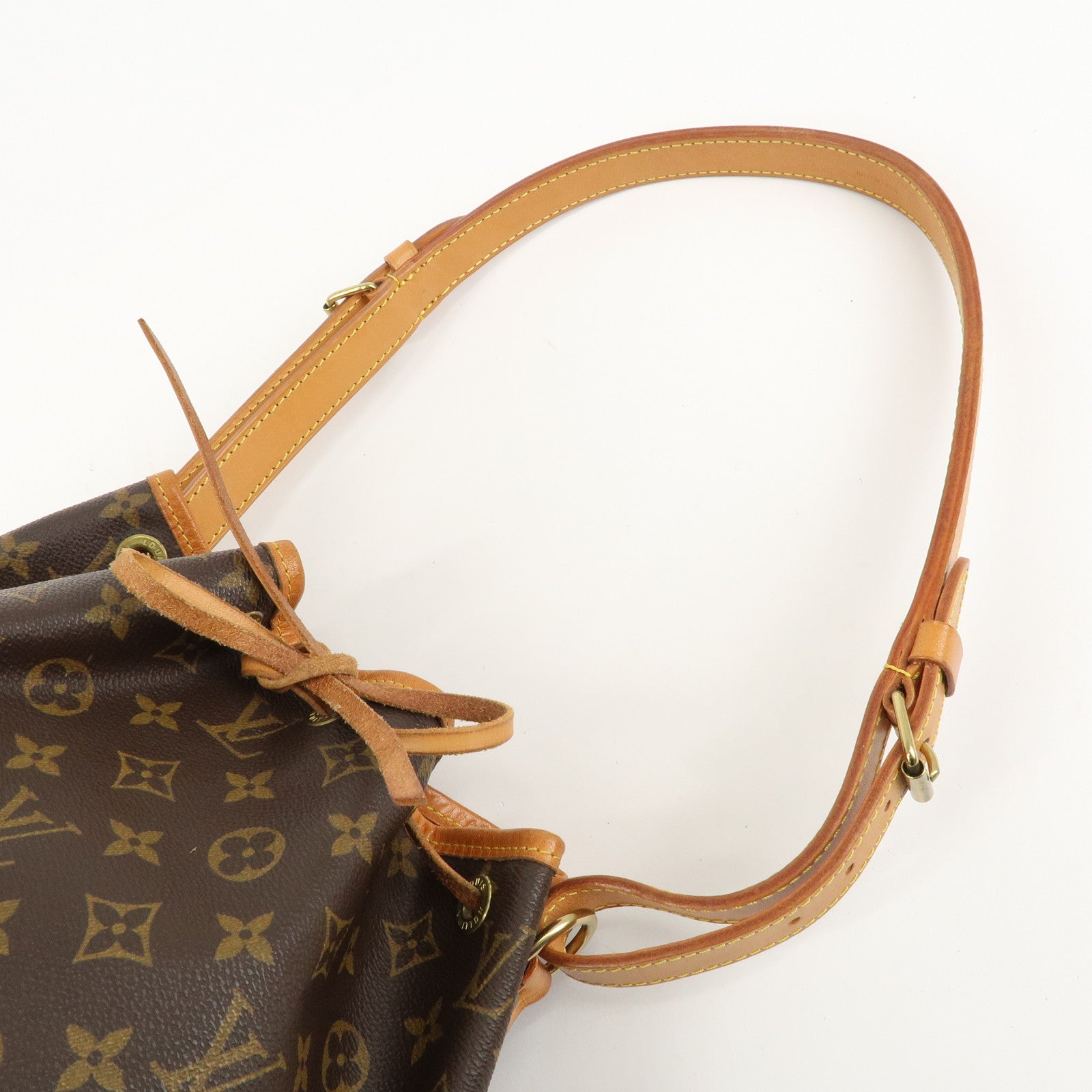 Louis Vuitton Monogram Petit Noe Shoulder Bag Brown M42226 Used