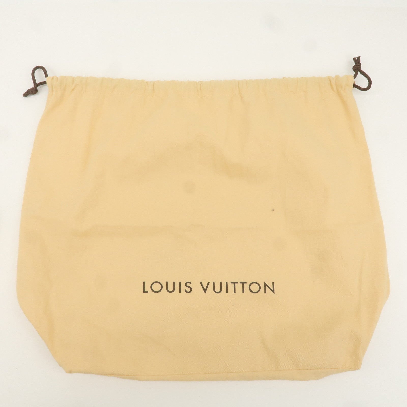 Louis Vuitton Set of 10 Dust Bag Storage Bag Drawstring Flap Beige