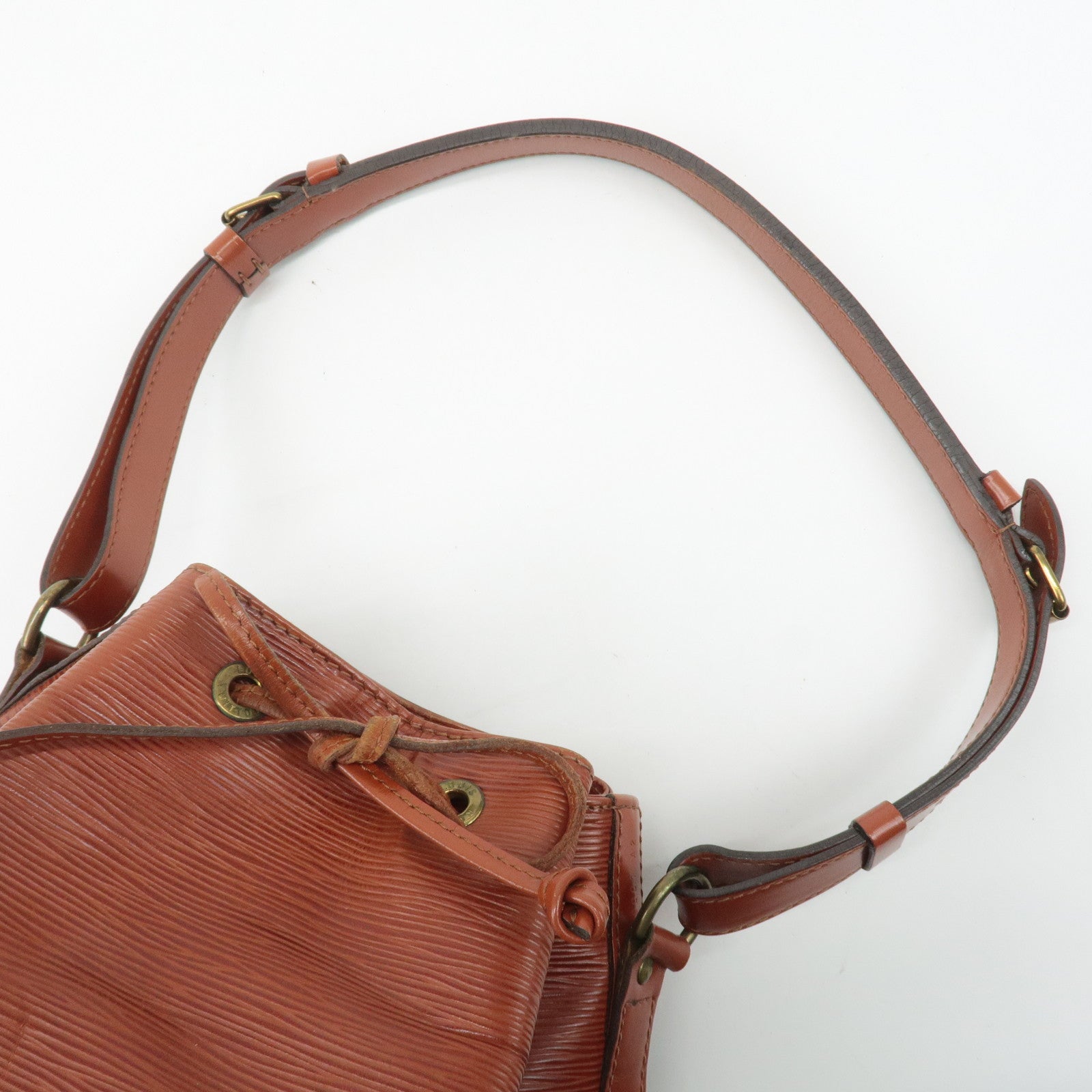 Louis Vuitton Epi Petit Noe Shoulder Bag Kenya Brown M44103