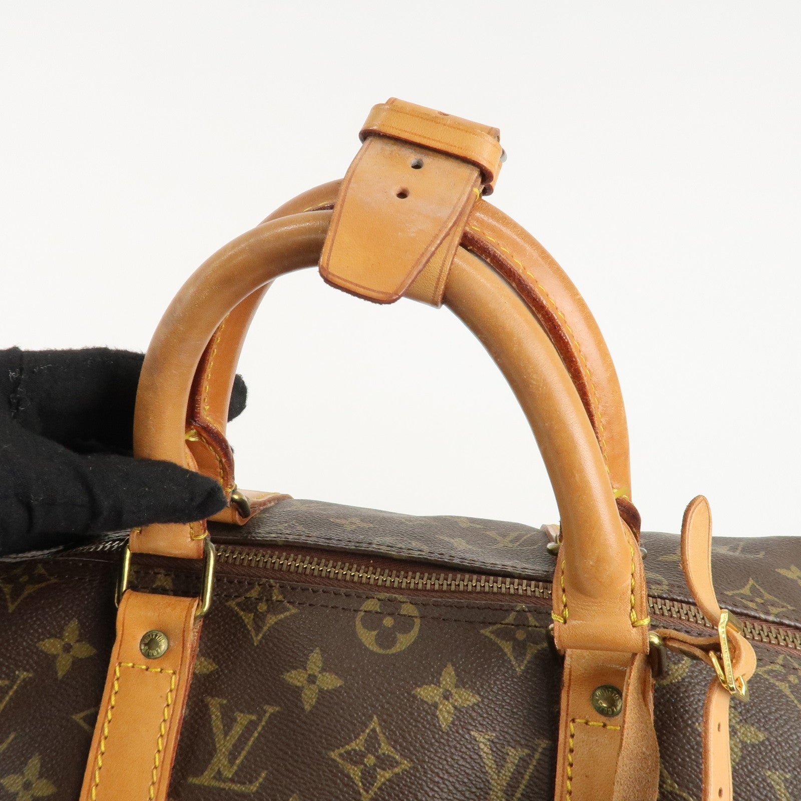 Louis Vuitton Monogram Keep All 50 Bag Boston Bag Brown M41426 Used