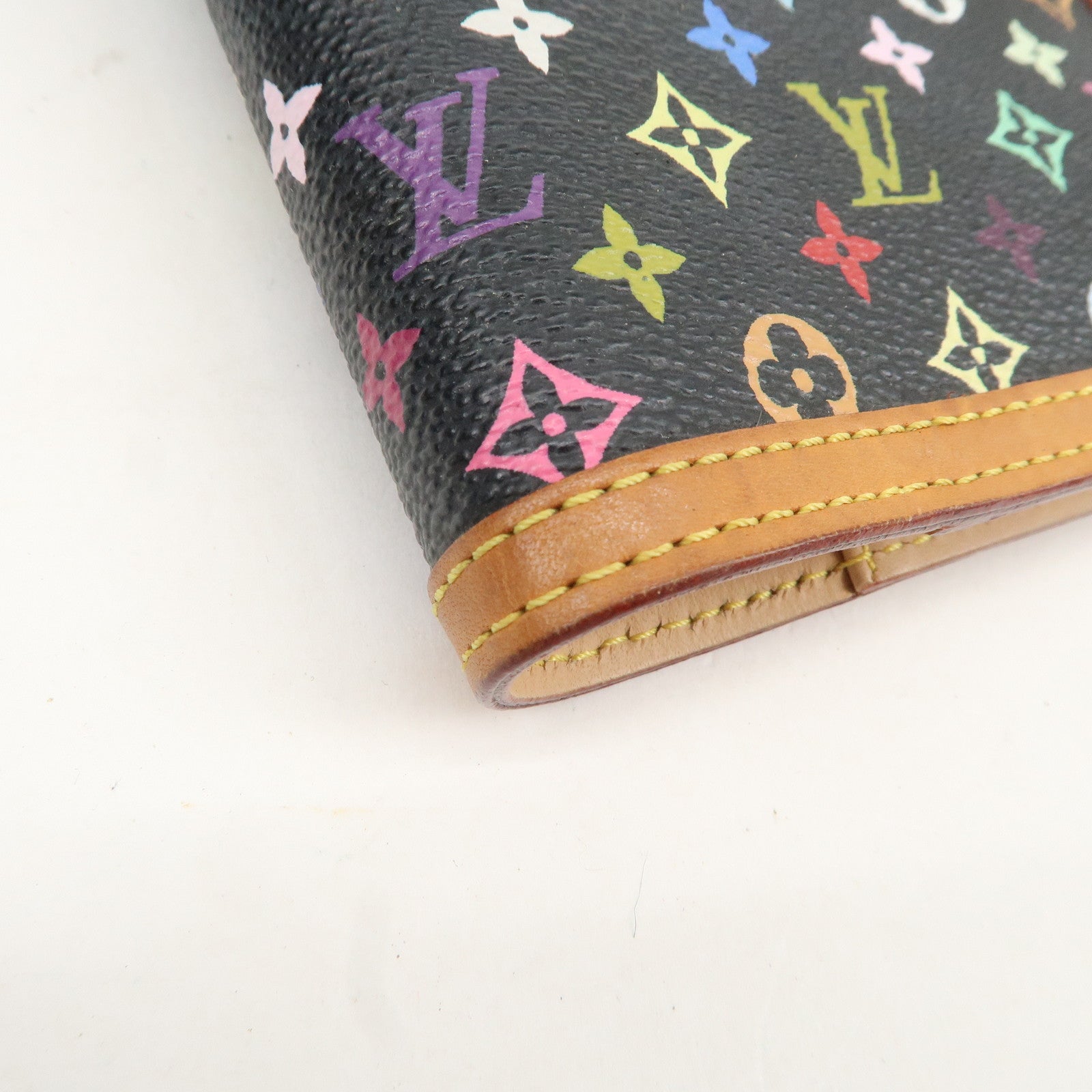 Louis Vuitton Monogram Multi Color Agenda PM Planner Cover R20895 Used